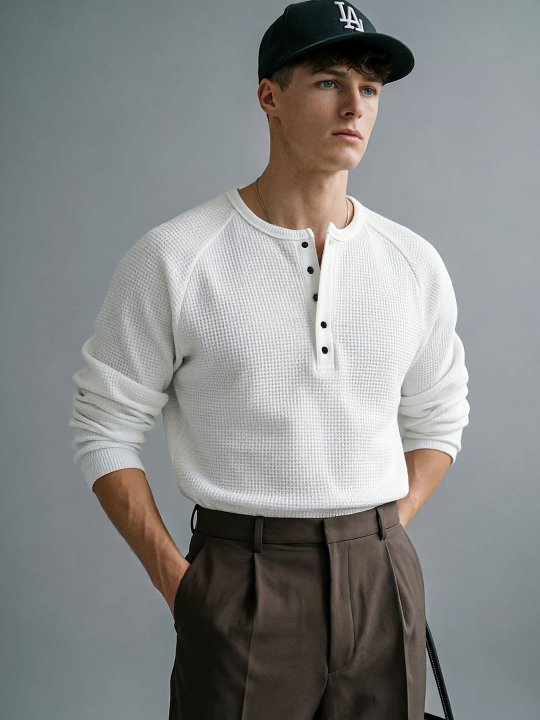 The Modern Soul Men Henley Neck T-shirt - view 1