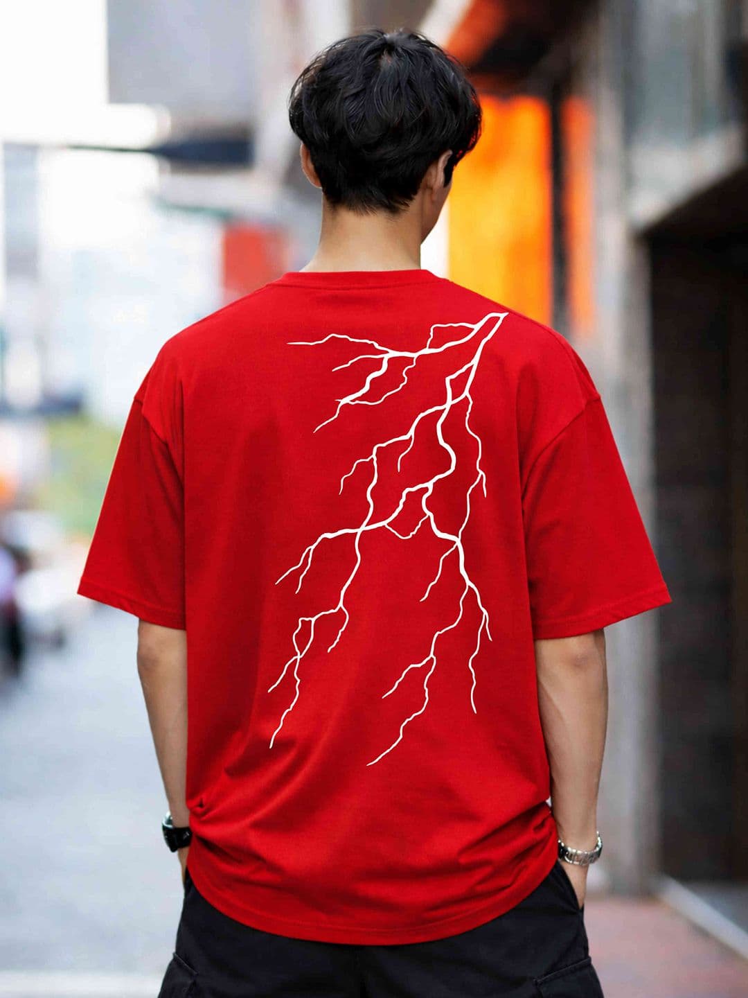 HIOR Men Typography Printed Drop-Shoulder Sleeves T-shirt - view 1