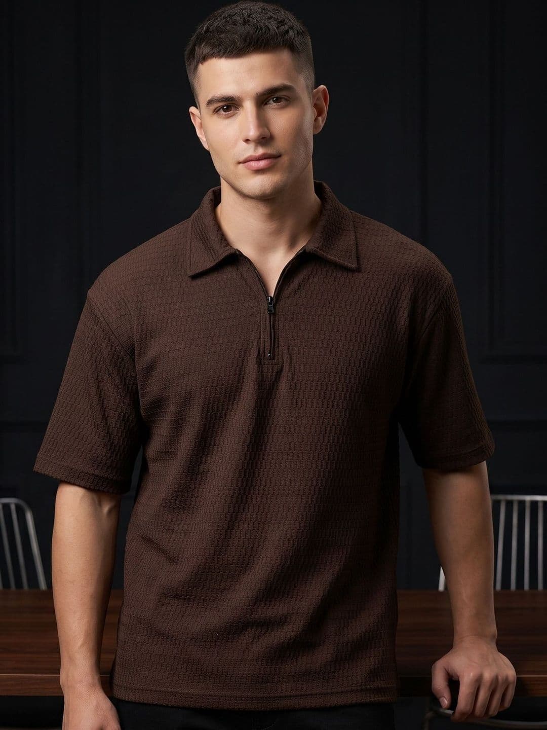 Metronaut Men Polo Collar T-shirt - view 1
