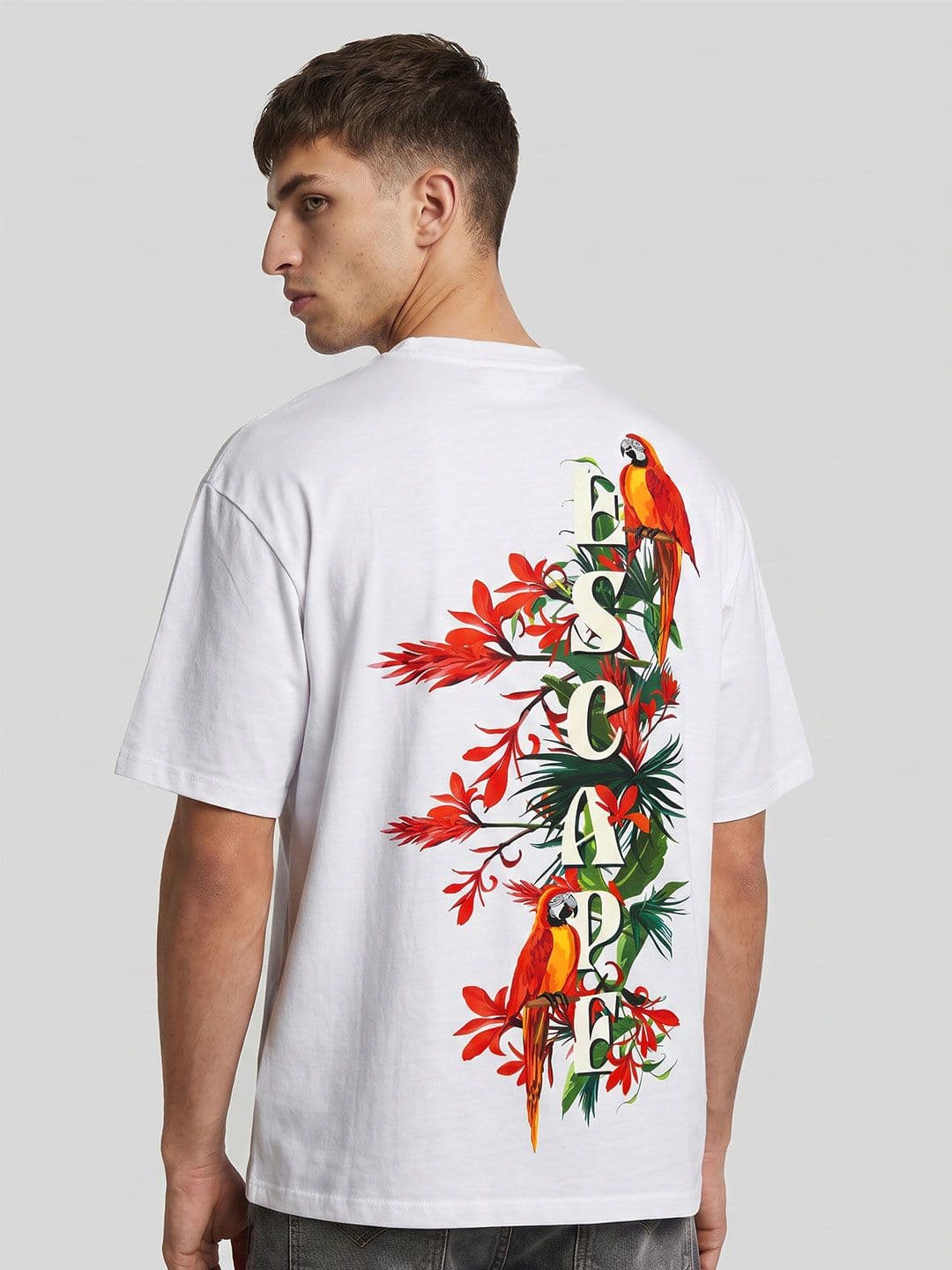 Dennis Lingo Men Printed Tropical T-shirt - view 1