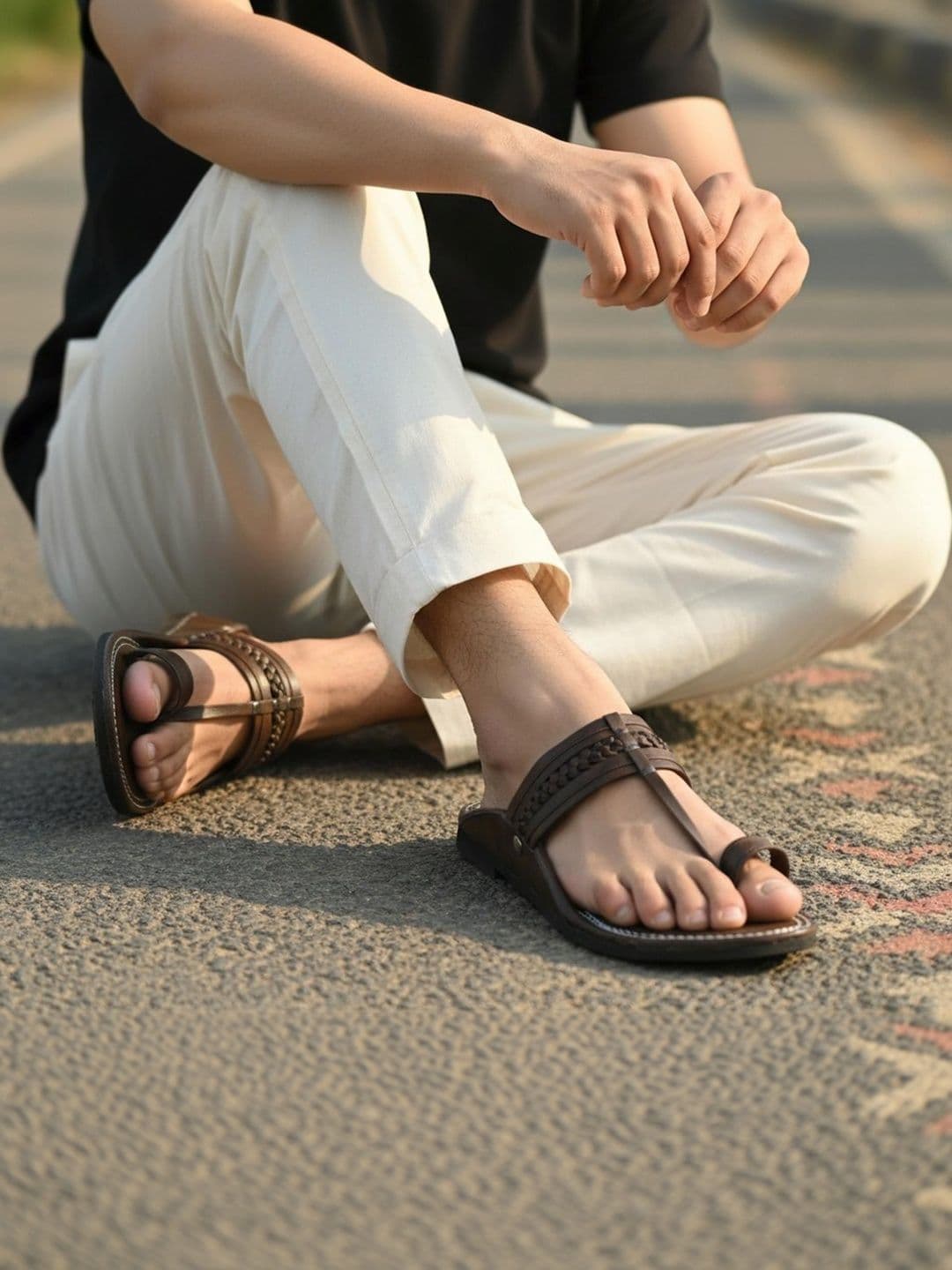 Anouk Men One Toe Flats - view 1