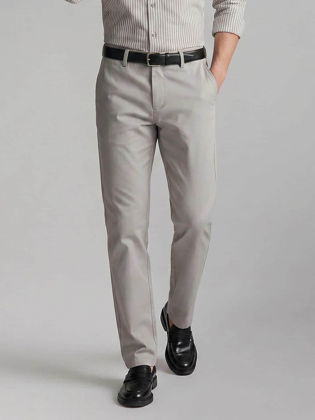 Louis Philippe Men Slim Fit Formal Trousers - view 1
