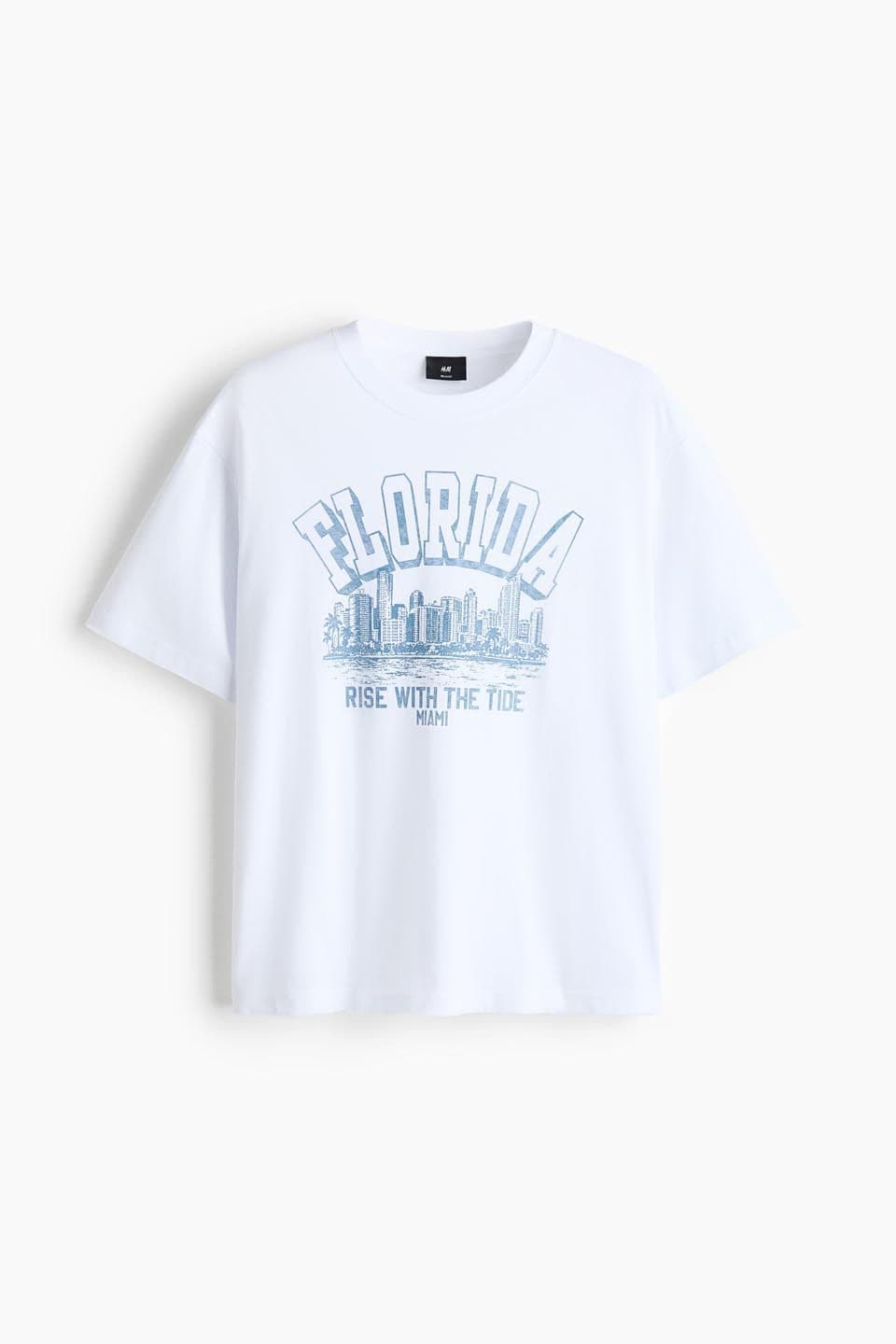 H&M Loose Fit Printed T-shirt - view 1