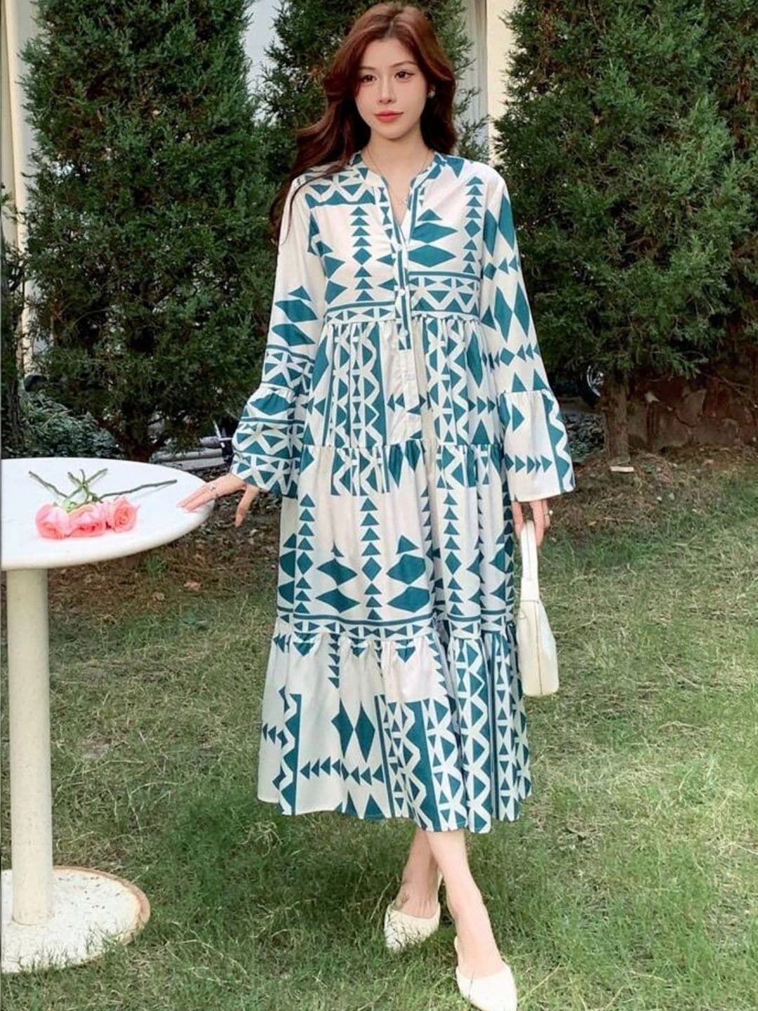 NWH Print Midi Dress - view 1