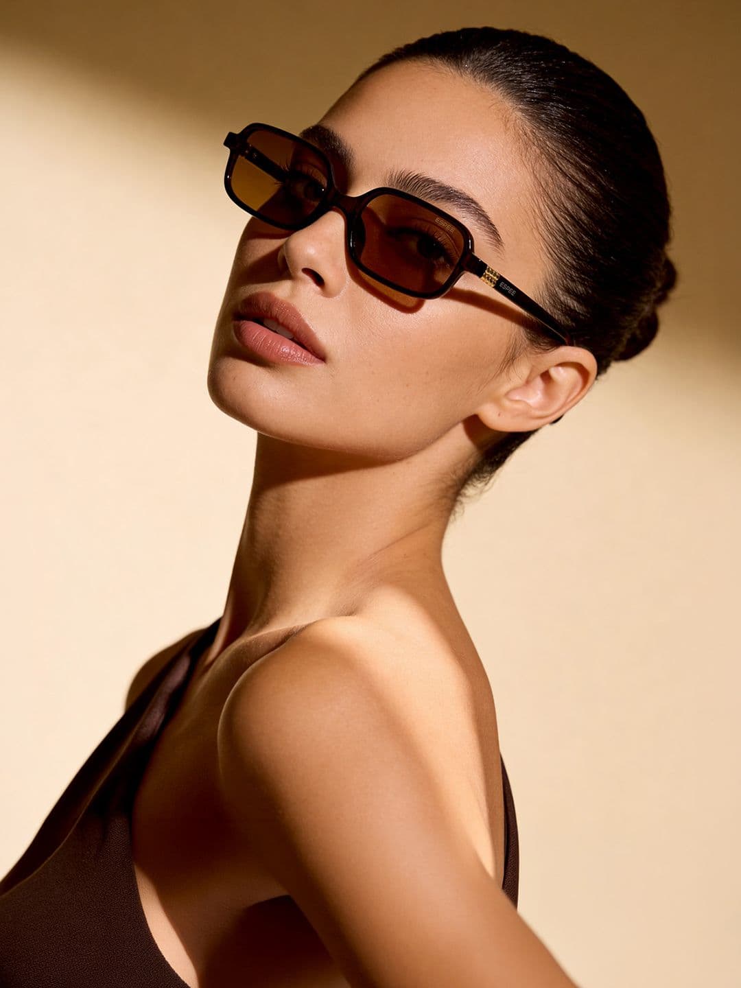 Espee Women Brown Lens and Brown Square Full Rim Sunglasses with UV Protection - view 1