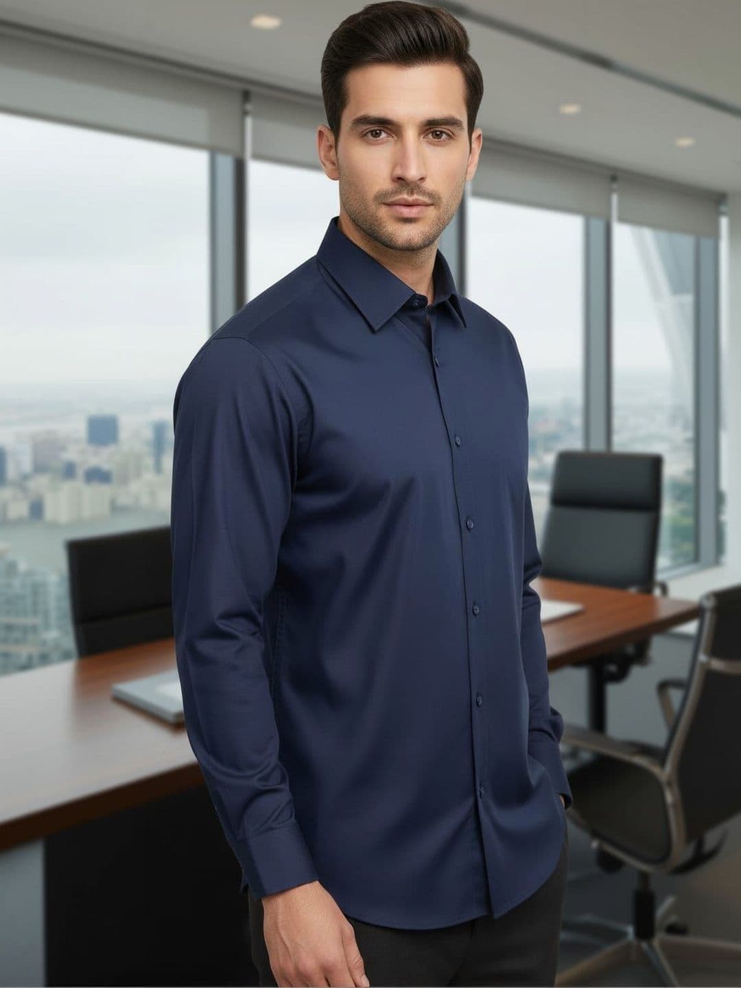 RARE CAMEL Men Slim Fit Formal Shirt - view 1