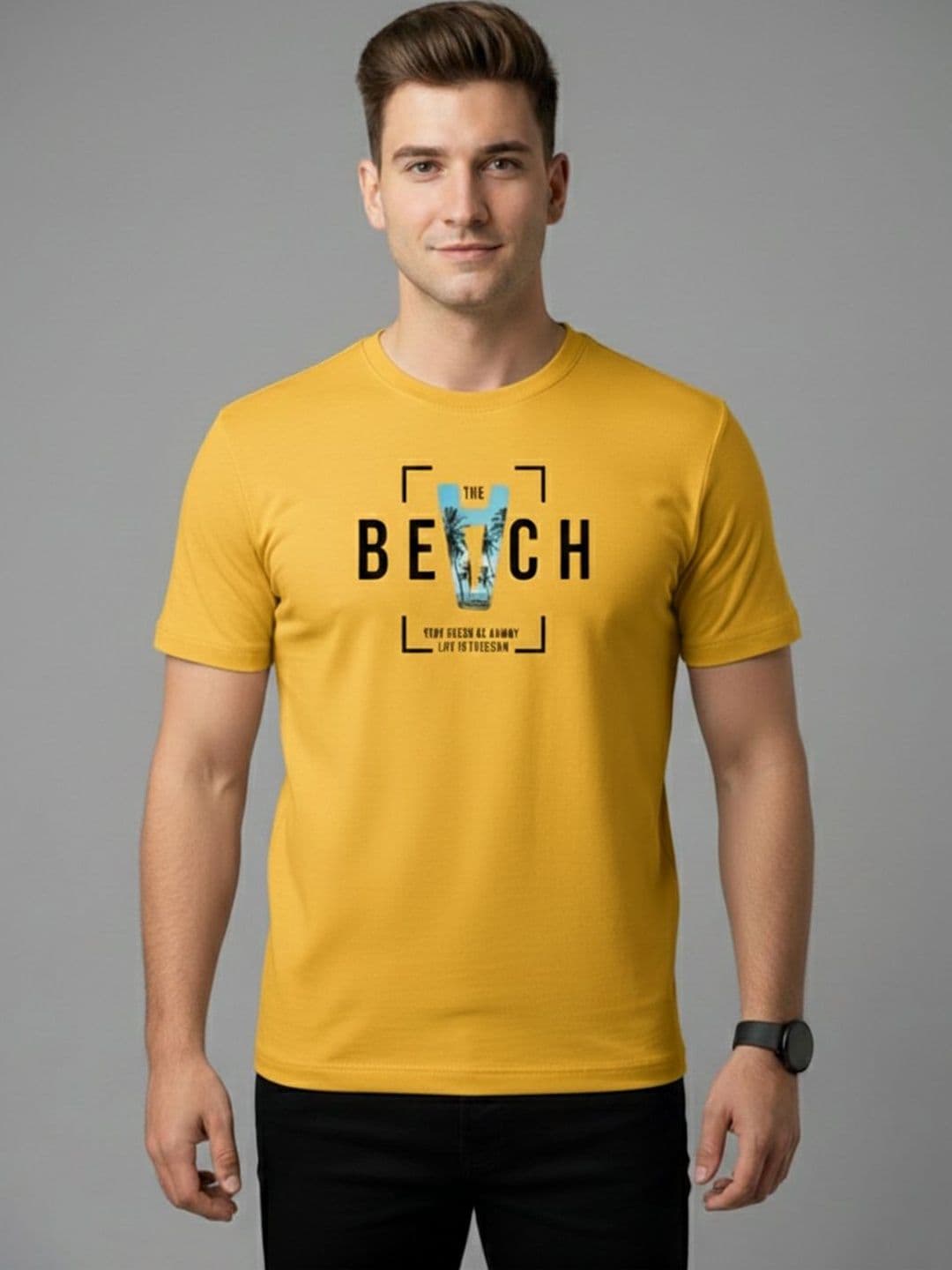 GENSTAR TRENDS Men Typography Printed T-shirt - view 1