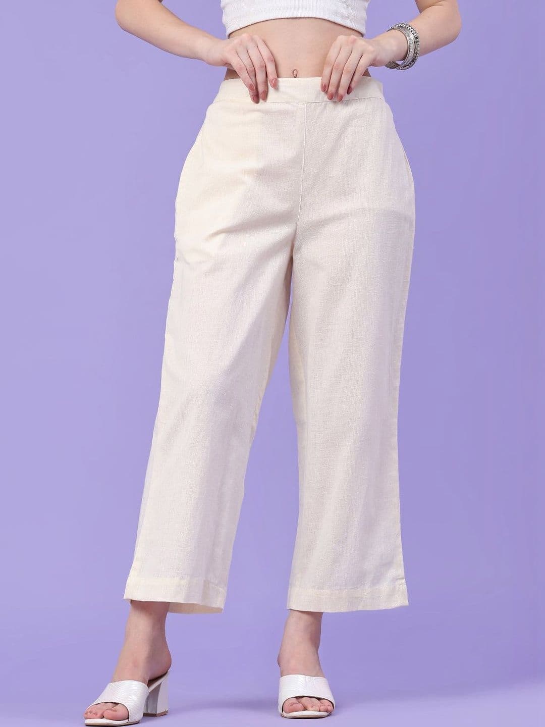 LIMEROAD Women Cropped Palazzos - view 1