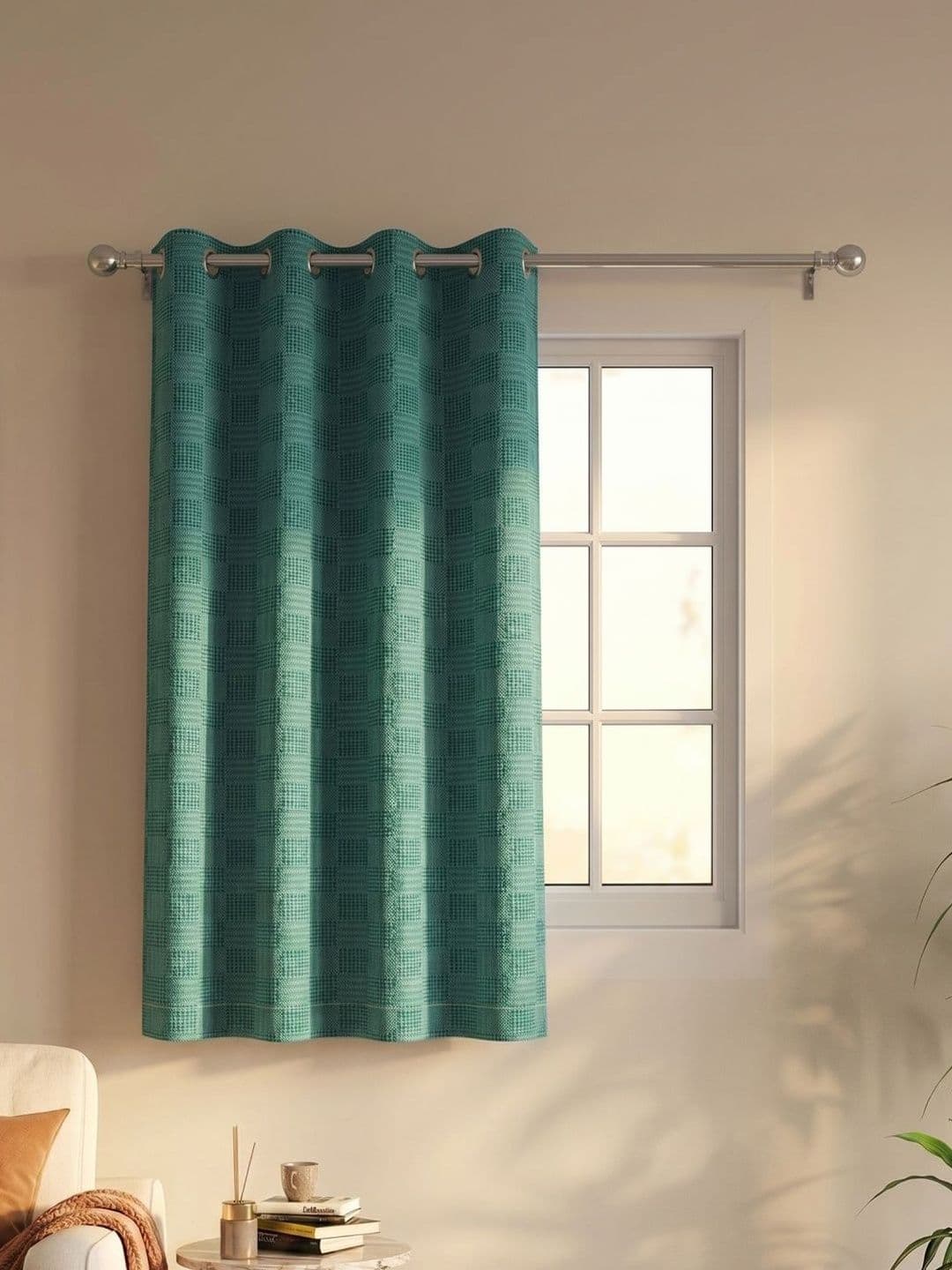 Saral Home Green Room Darkening Curtains and Sheers - view 1