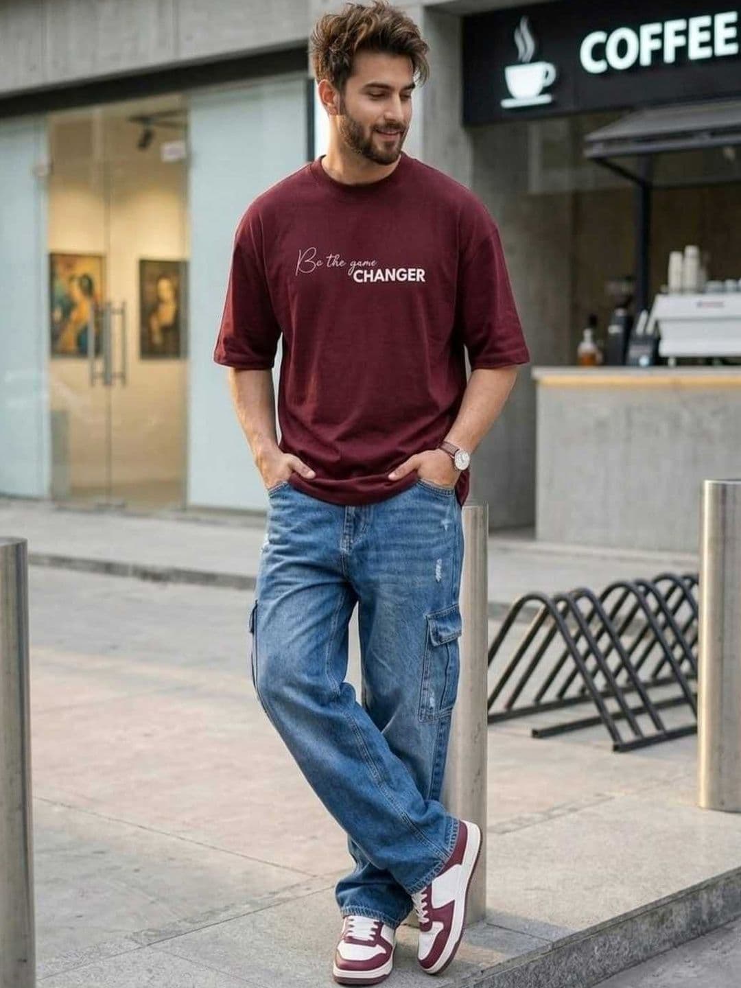 RebelRoarr Men Typography Printed T-shirt - view 1
