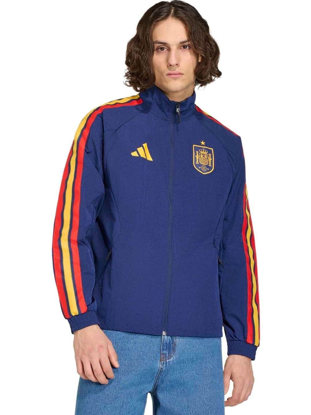 ADIDAS Men Striped Sporty Jacket - view 1