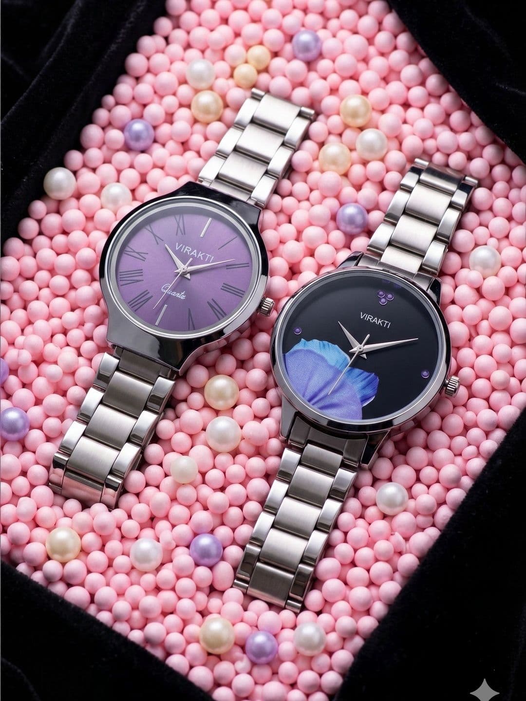 VIRAKTI Women Dial & Stainless Steel Bracelet Style Straps Analogue Watch - view 1
