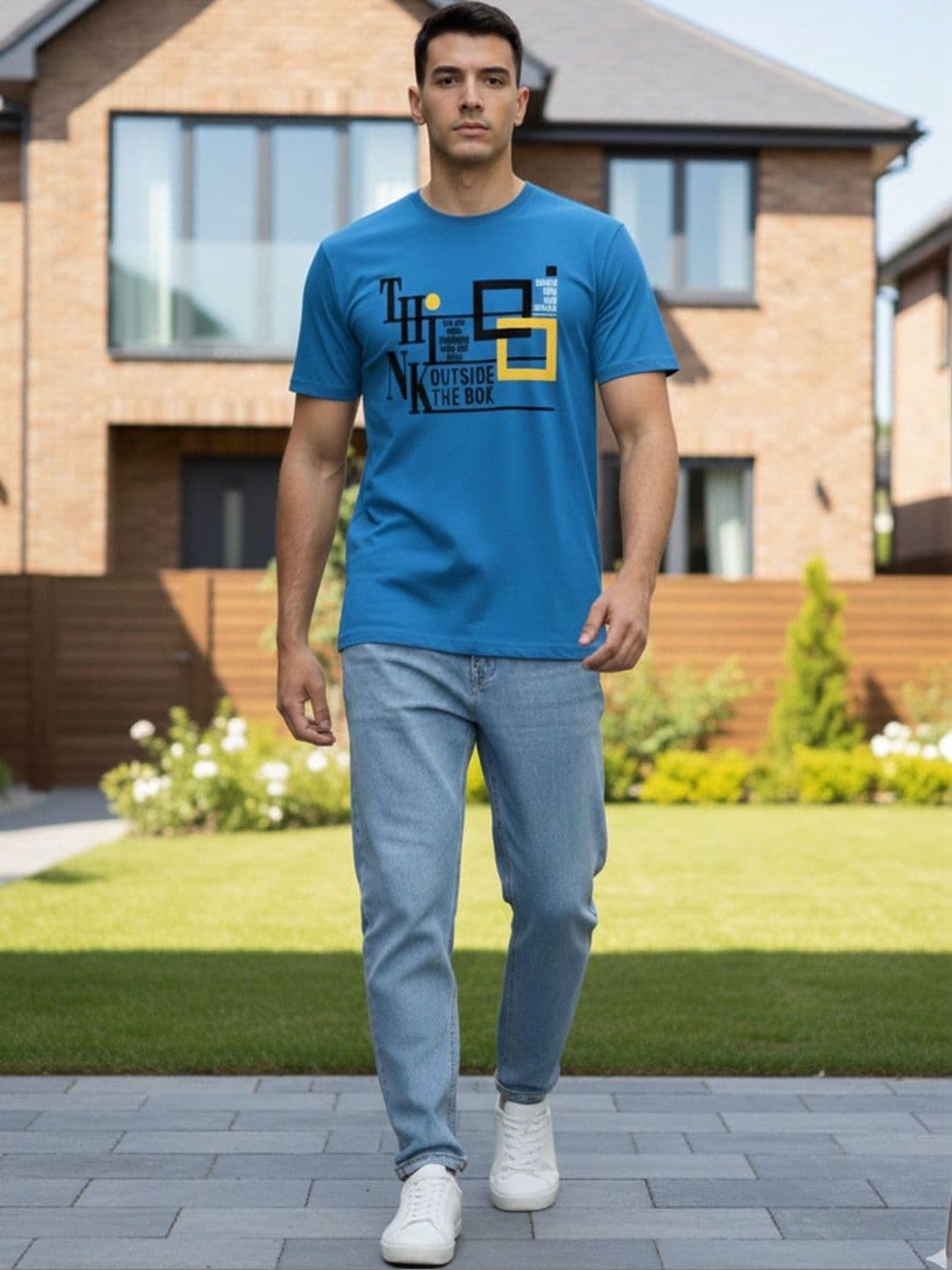 GENSTAR TRENDS Men Typography Printed T-shirt - view 1