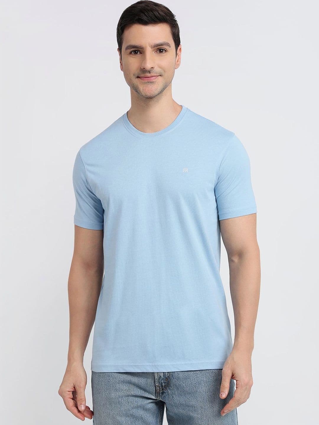 Raymond Round Neck Cotton T-shirt - view 1
