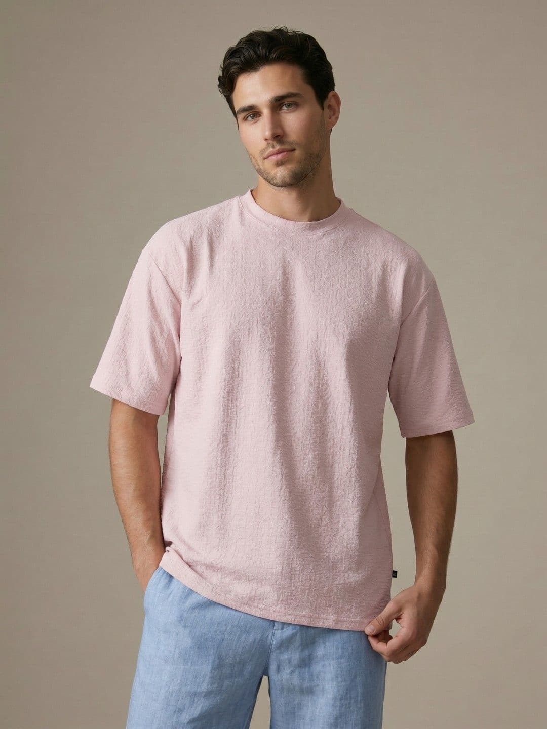glitchez Textured Relaxed-Fit T-shirt - view 1