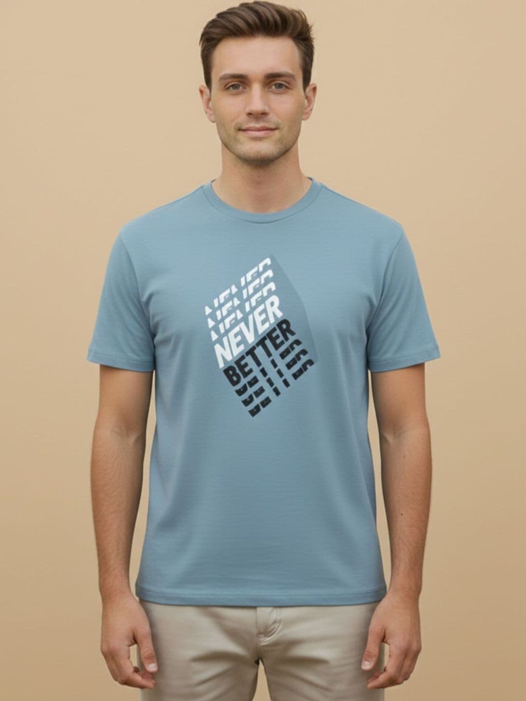GENSTAR TRENDS Men Typography Printed T-shirt - view 1