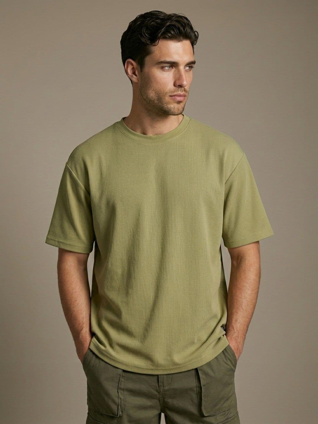 glitchez Textured Relaxed Fit T-shirt - view 1