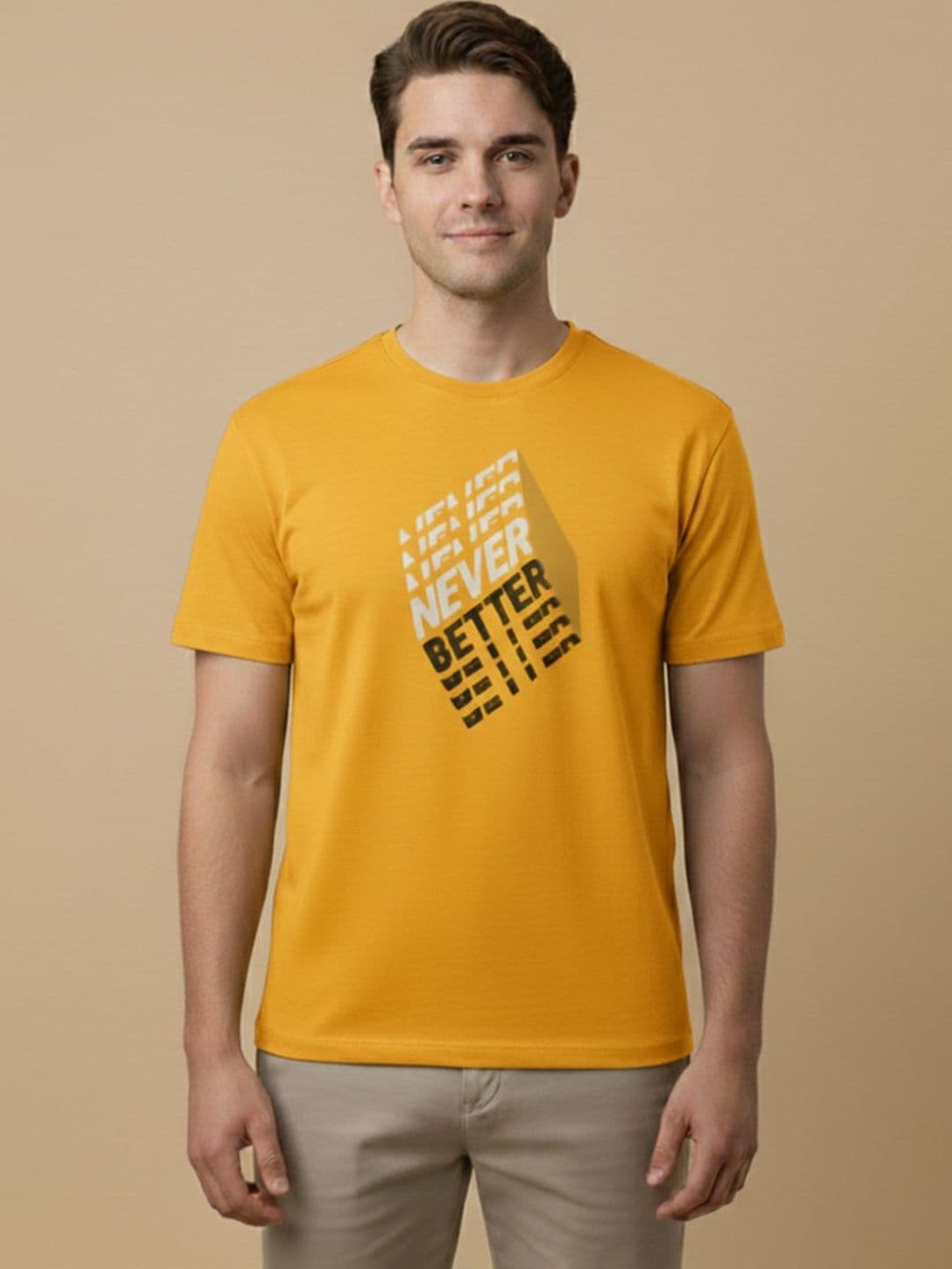 GENSTAR TRENDS Men Typography Printed T-shirt - view 1