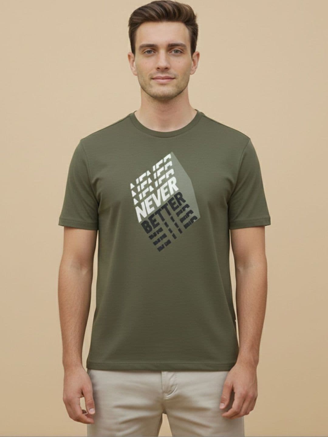 GENSTAR TRENDS Men Typography Printed T-shirt - view 1