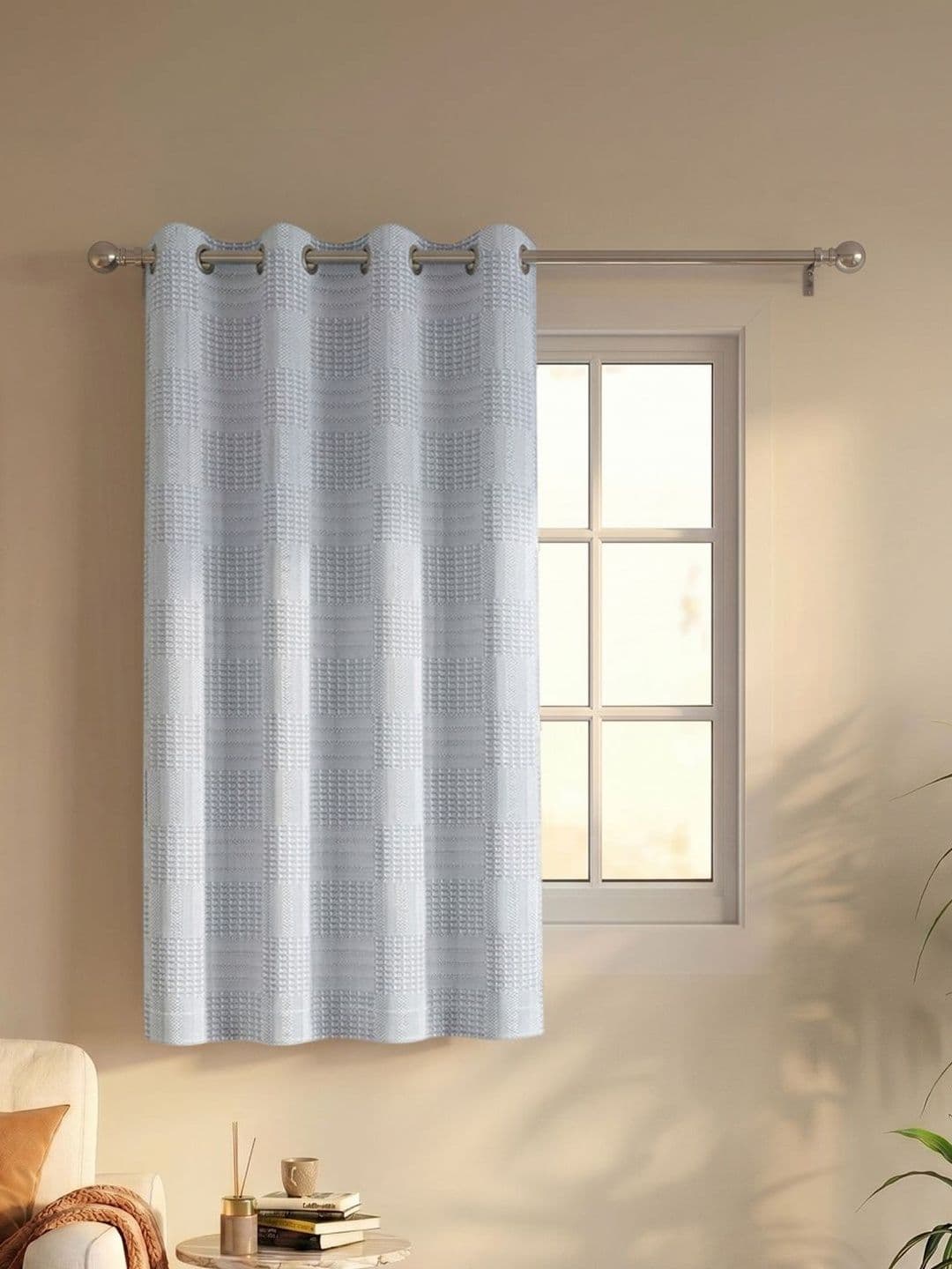 Saral Home Grey Room Darkening Curtains and Sheers - view 1