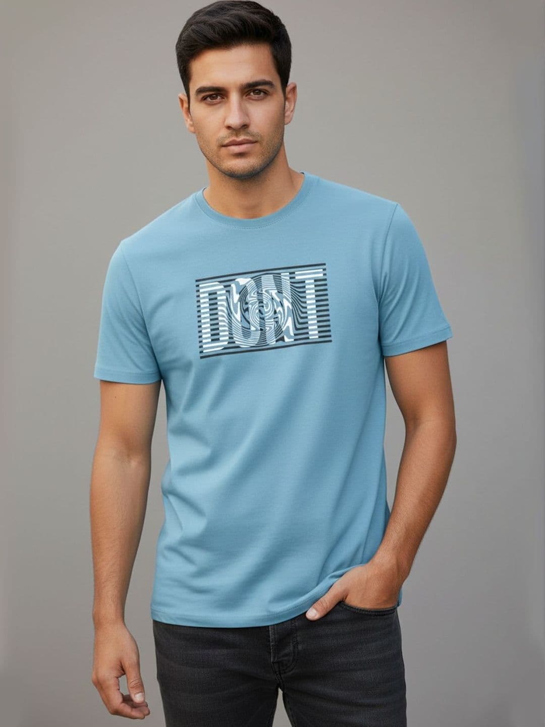 GENSTAR TRENDS Men Typography Printed T-shirt - view 1