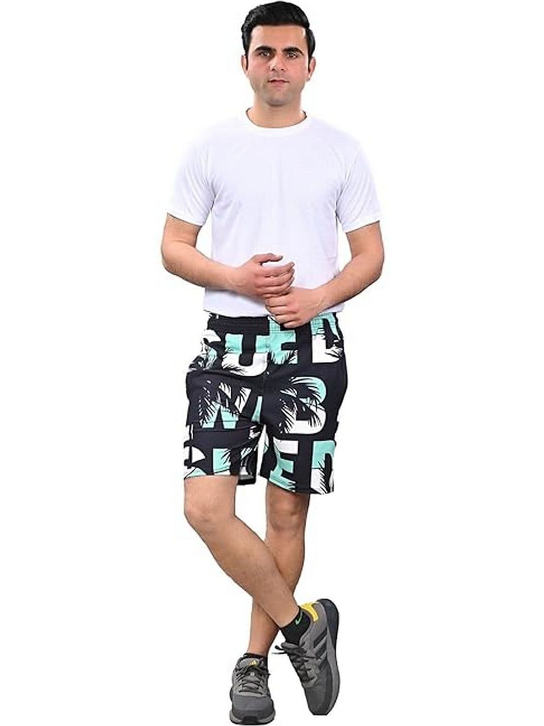 Neocardin London Men Typography Printed Shorts - view 1