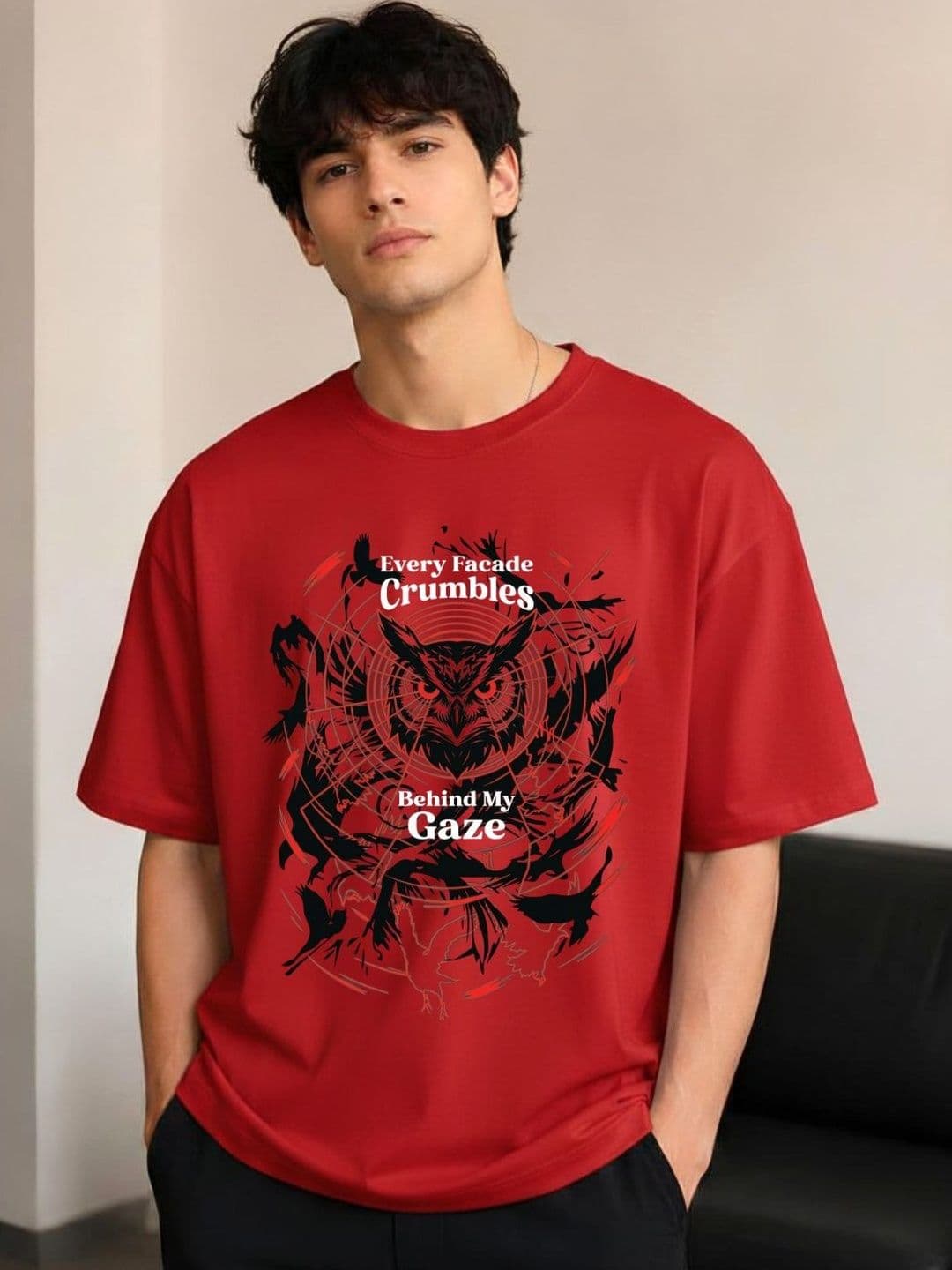 R.Code by The Roadster Life Co. Men Printed T-shirt - view 1