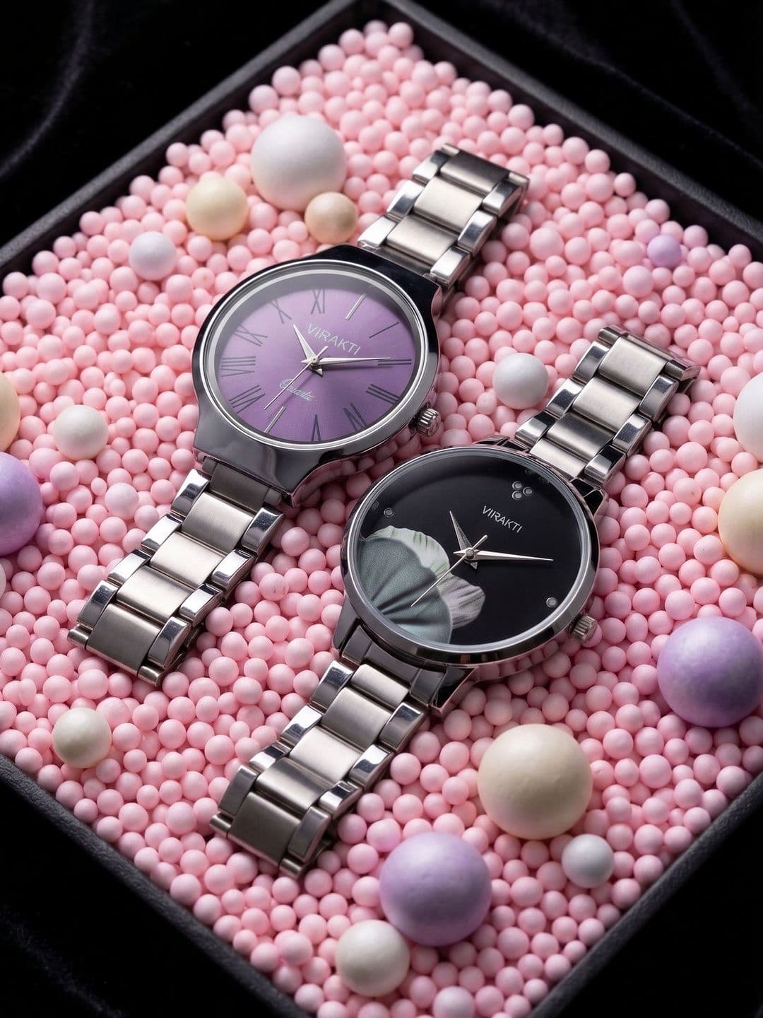 VIRAKTI Women Dial & Stainless Steel Bracelet Style Straps Analogue Watch - view 1