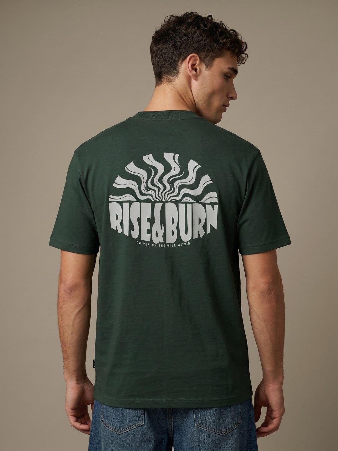 glitchez Relaxed Fit Typography T-shirt - view 1