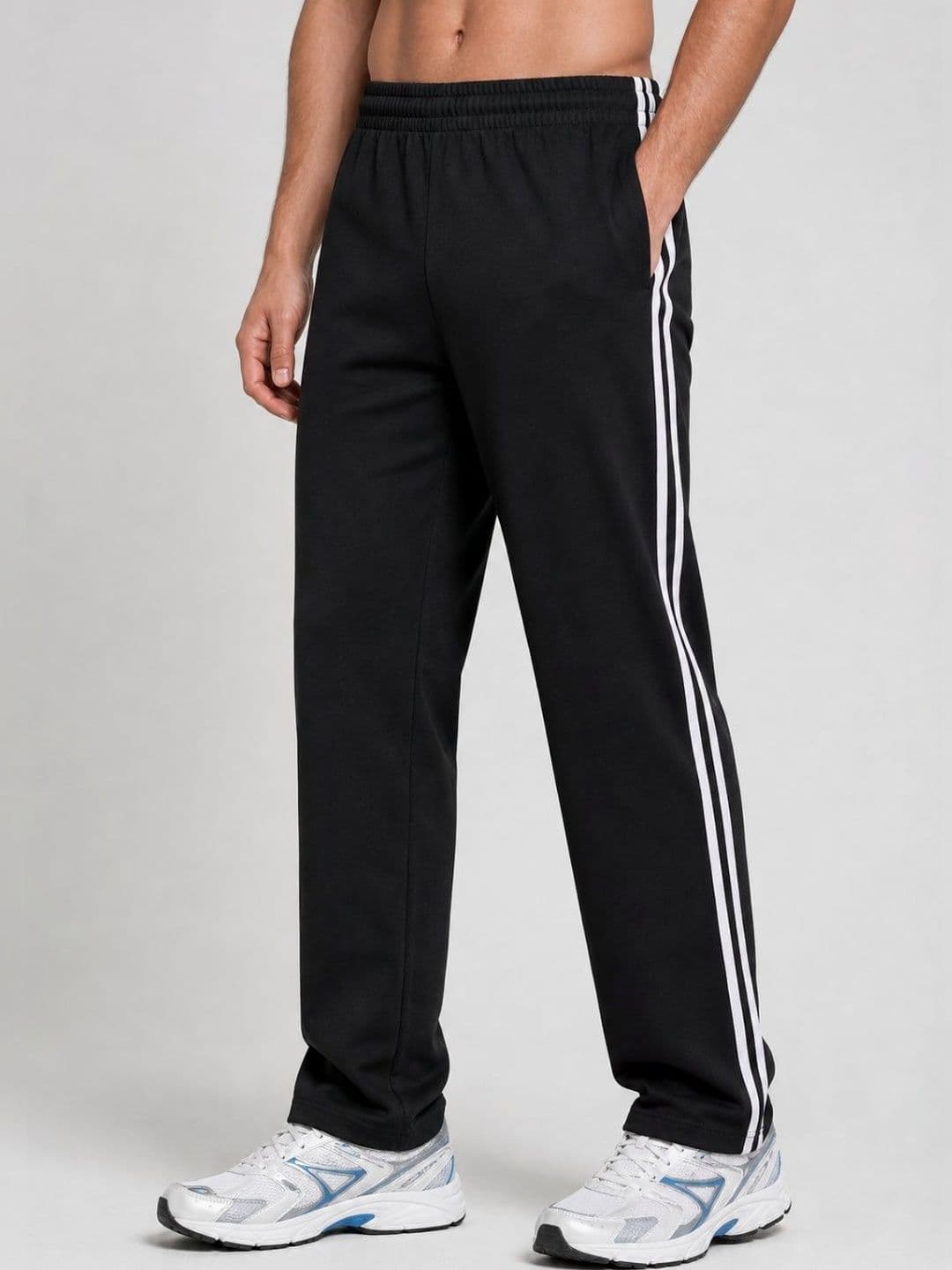 HoC Men Regular Fit Striped Training Track Pants - view 1