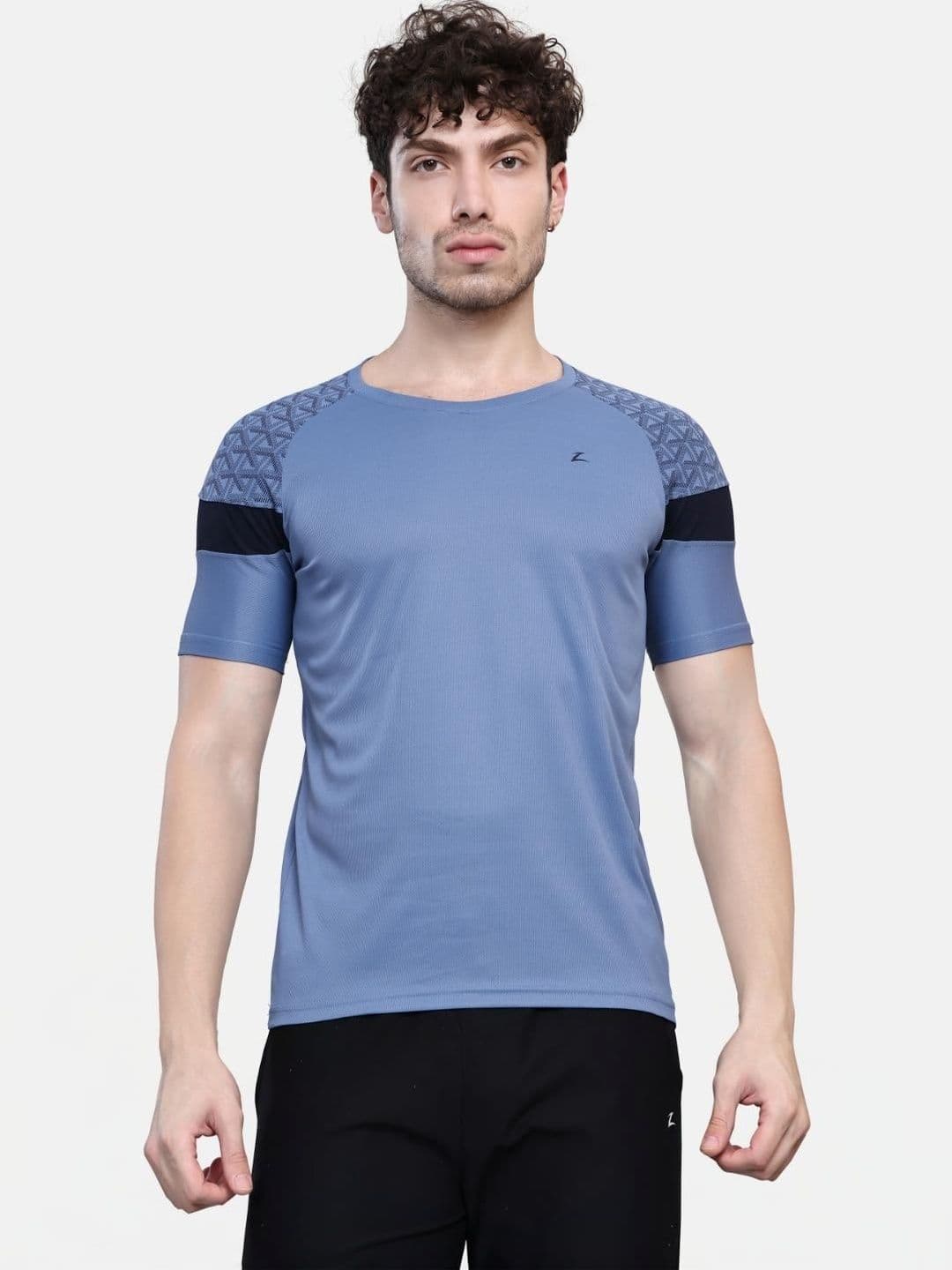Z Zagros Men Colourblocked T-shirt - view 1