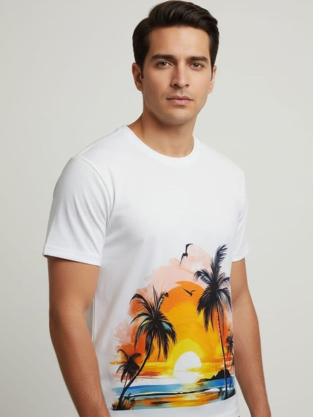 Dezin Men Printed Tropical T-shirt - view 1