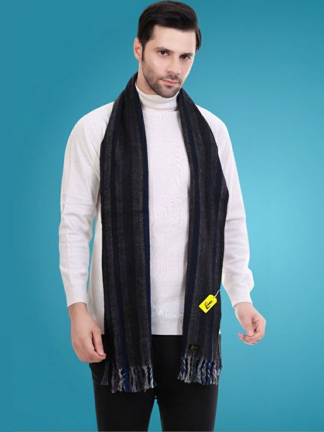 MHAX Men Striped Merino Wool Mufflers - view 1