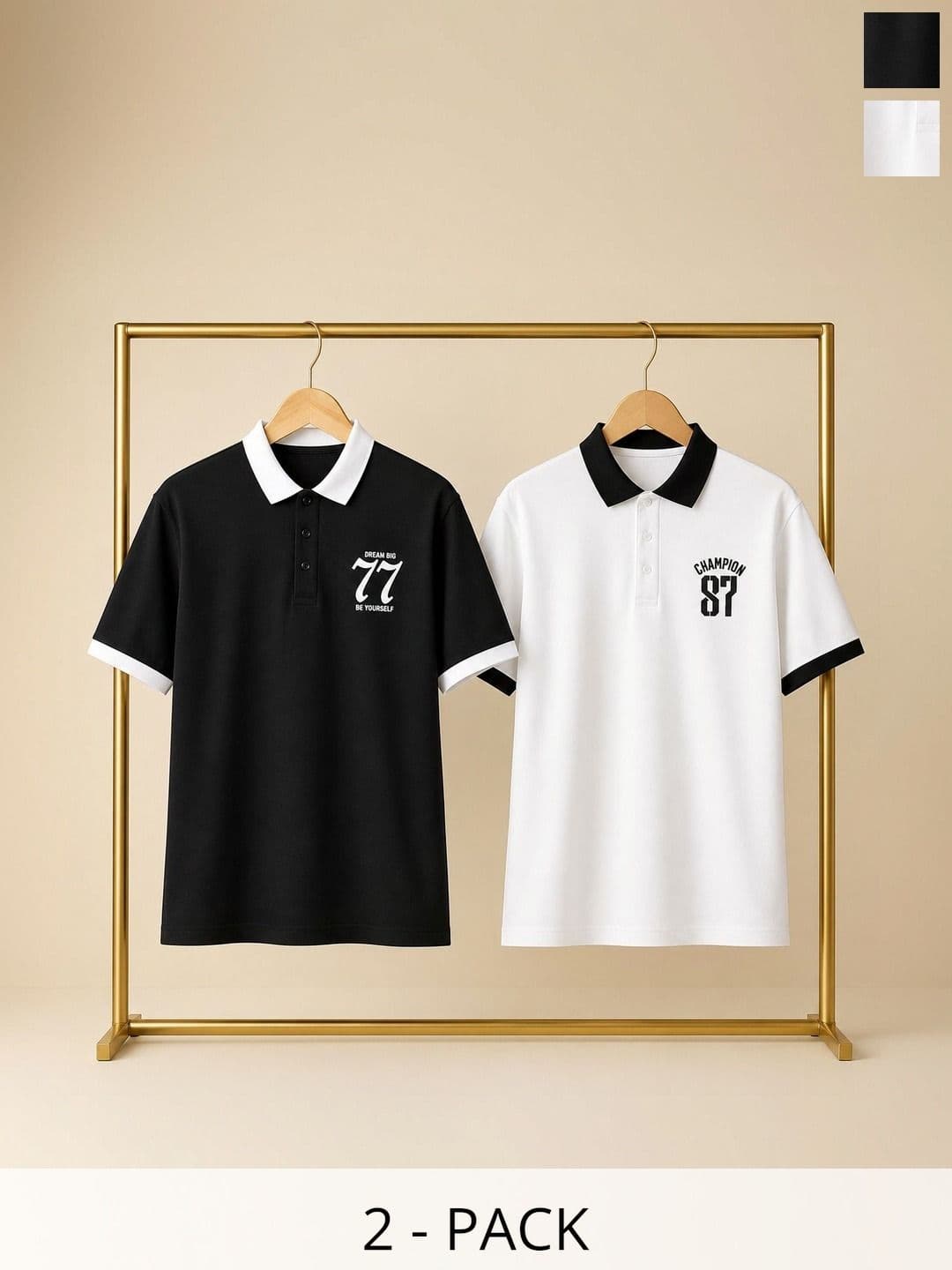 SCUBA Men Typography 2 Printed Polo Collar T-shirt - view 1