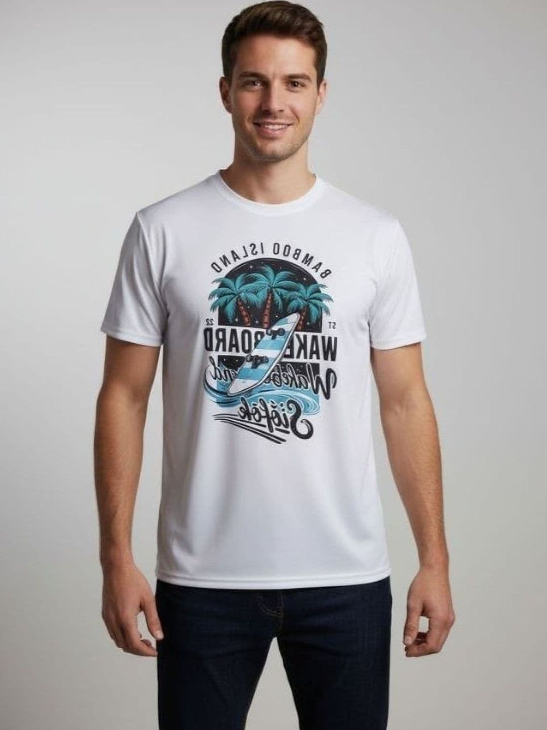 Dezin Men Printed Tropical T-shirt - view 1