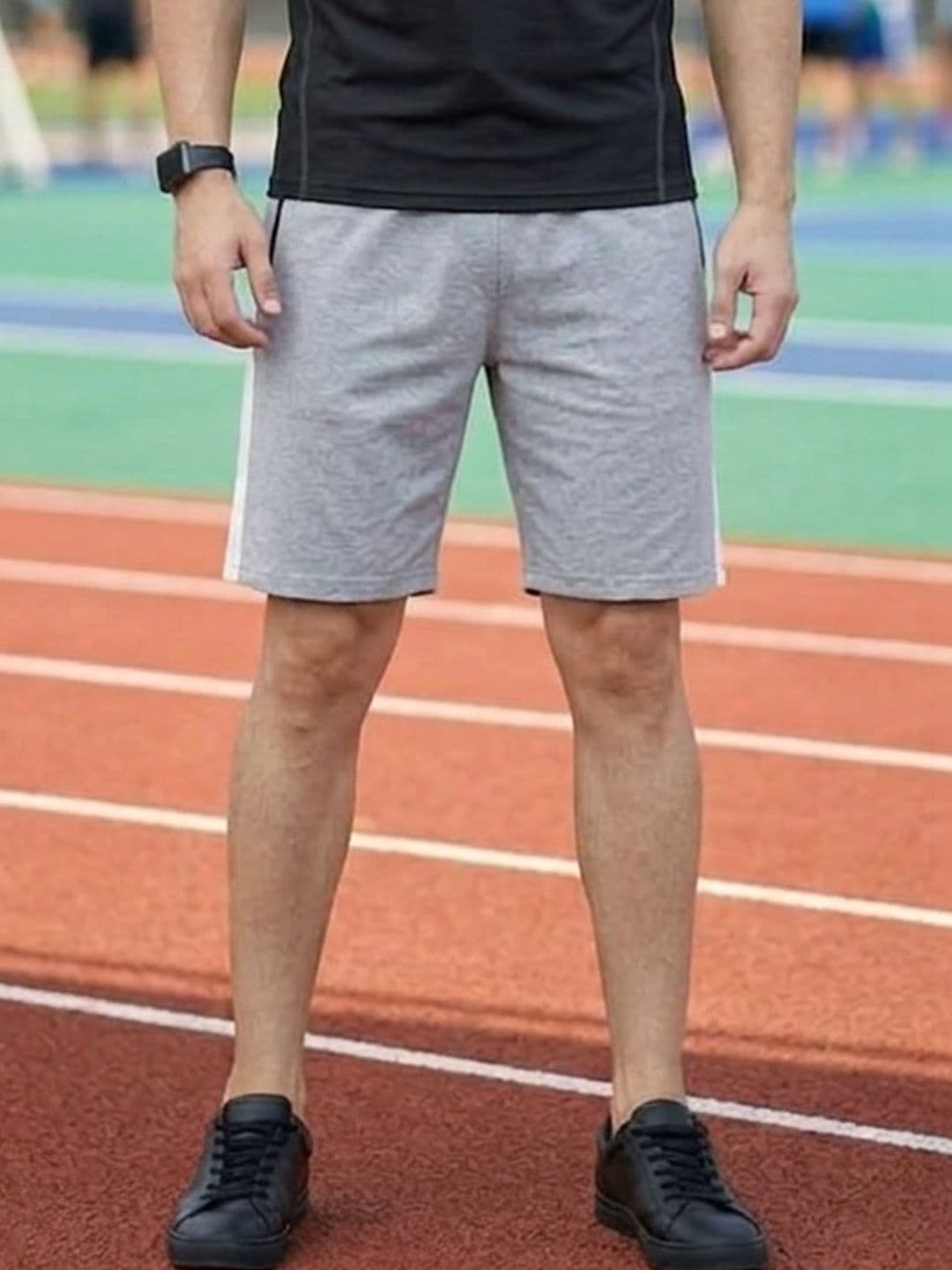 RETWE Men Colourblocked Sports Shorts Technology - view 1