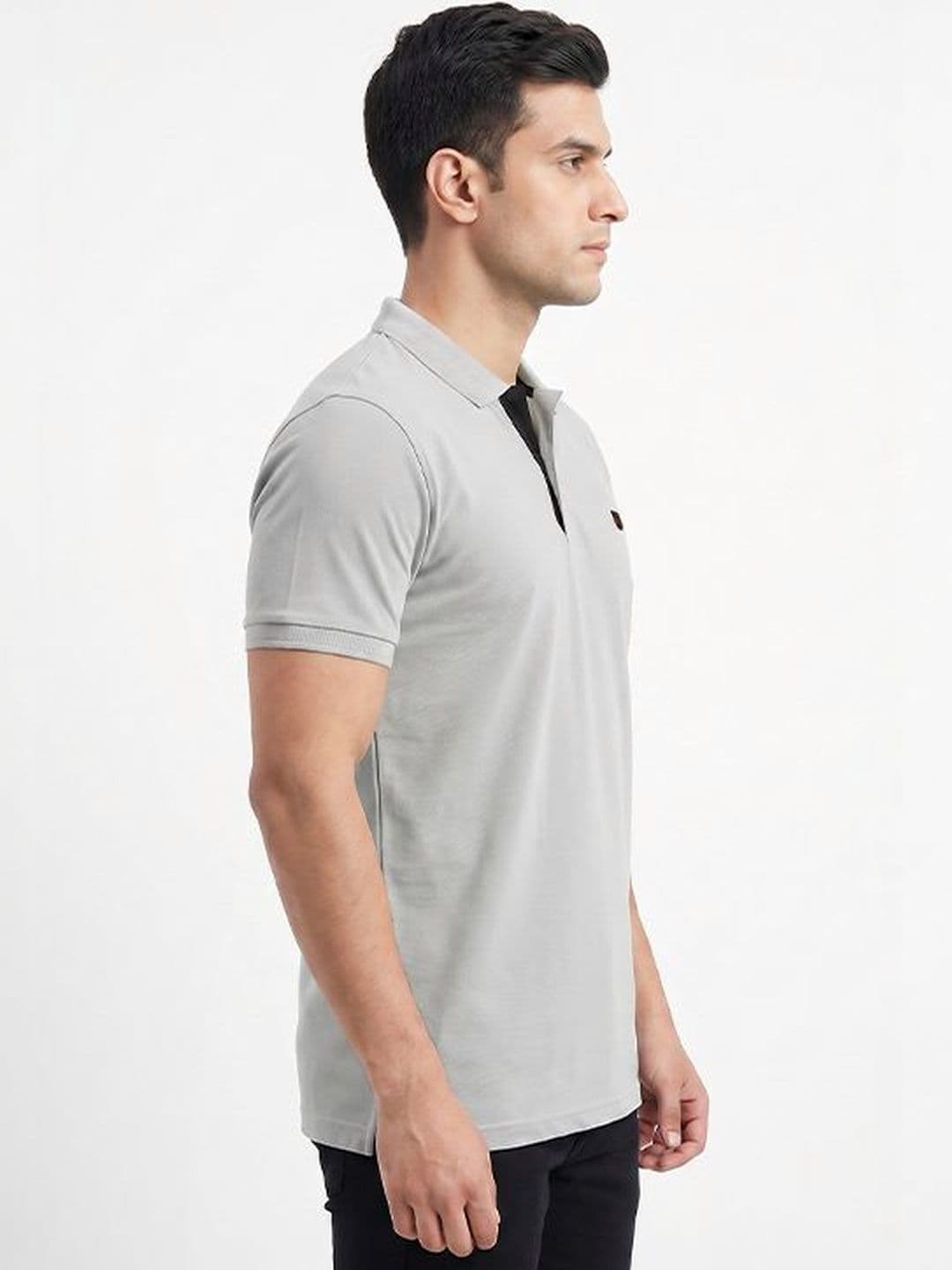 Plugin Men Polo Collar Pockets T-shirt - view 1