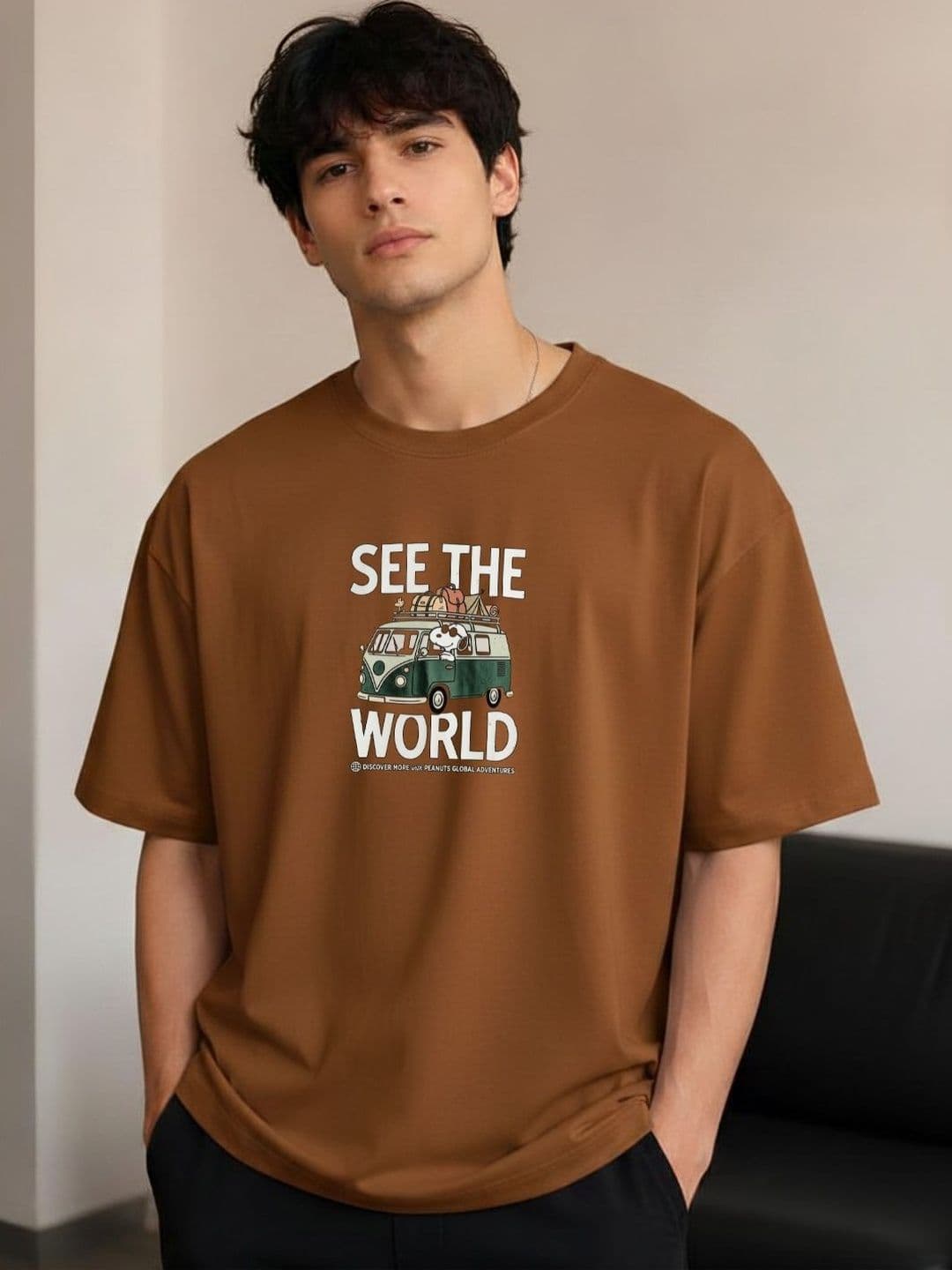 R.Code by The Roadster Life Co. Men Printed T-shirt - view 1