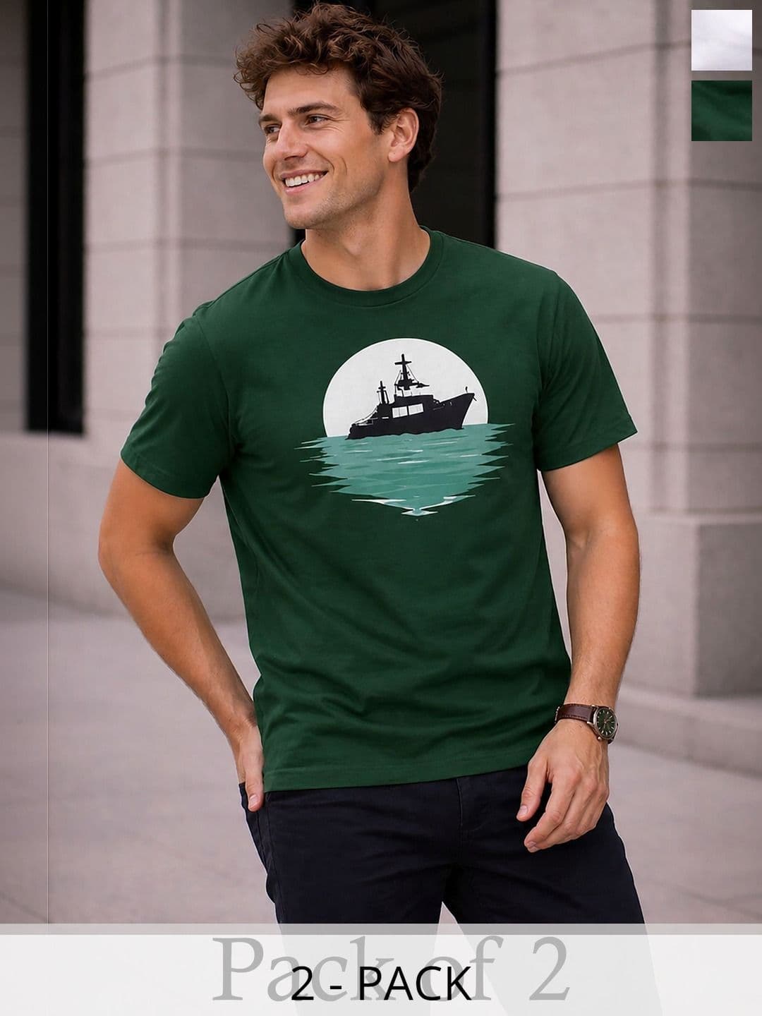 MaverIQ Men 2 Printed T-shirt - view 1