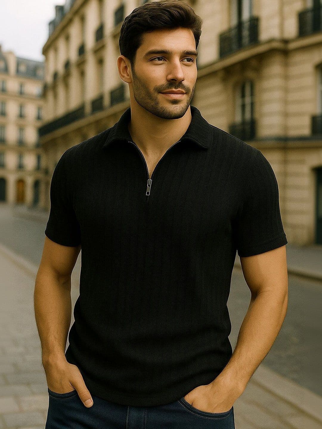 Kook N Keech Men Polo Collar T-shirt - view 1