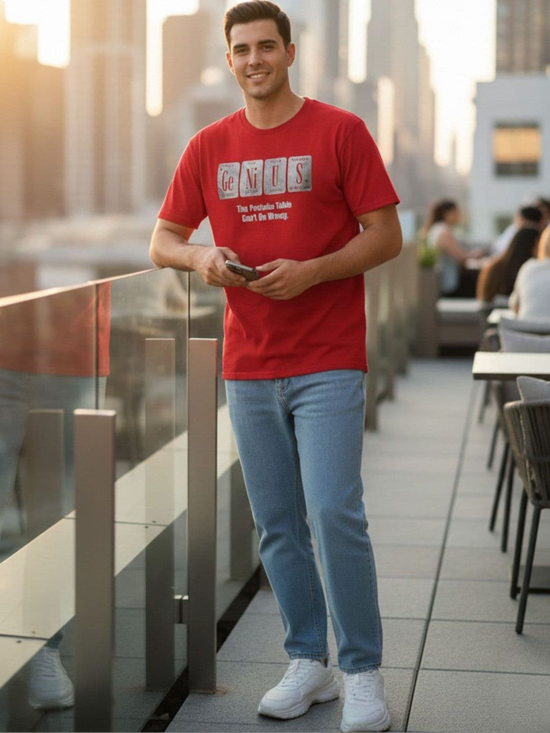 GENSTAR TRENDS Men Typography Printed T-shirt - view 1