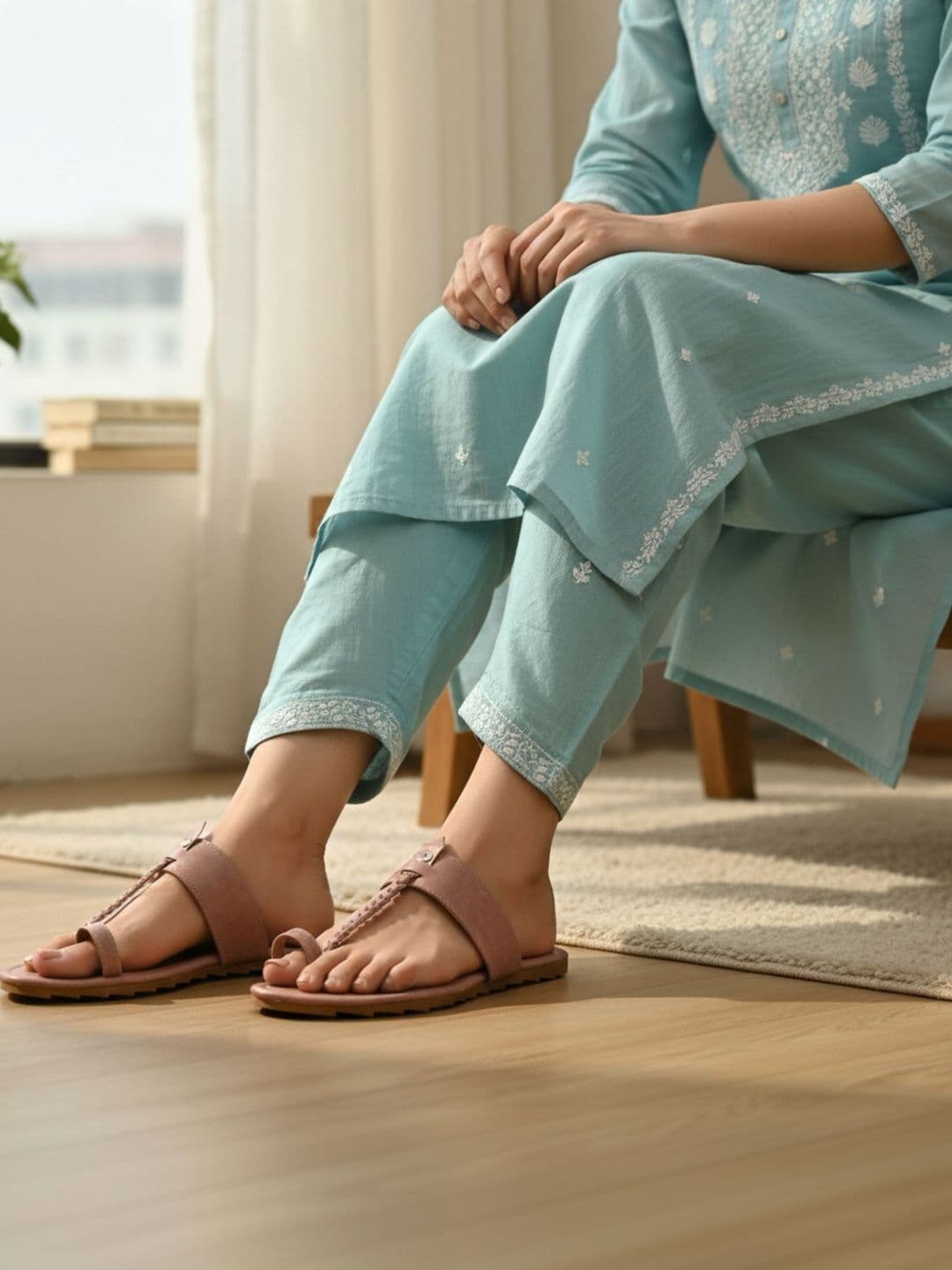 glitchez Women One Toe Flats - view 1