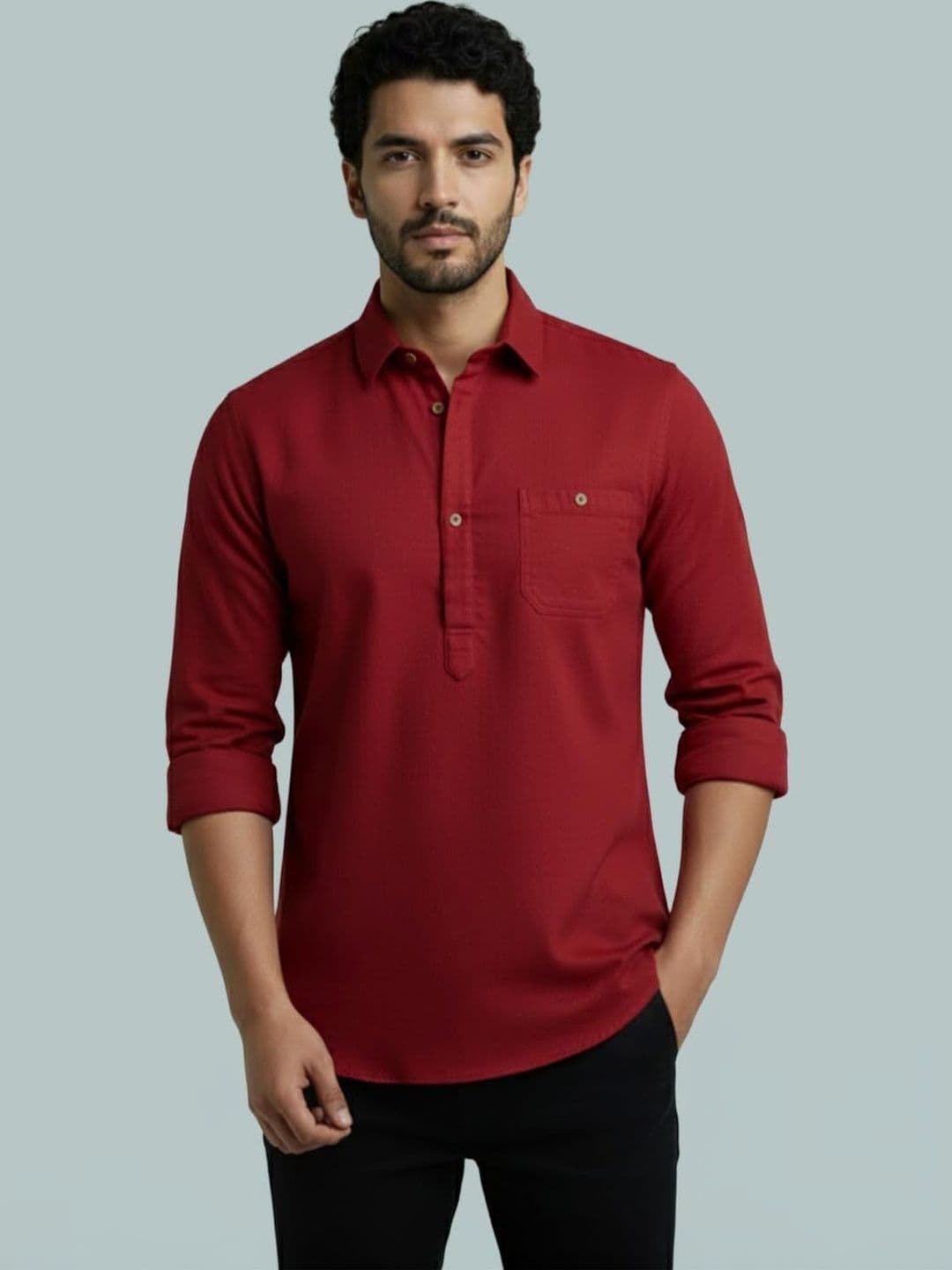 Vashuqi Men Kurta - view 1
