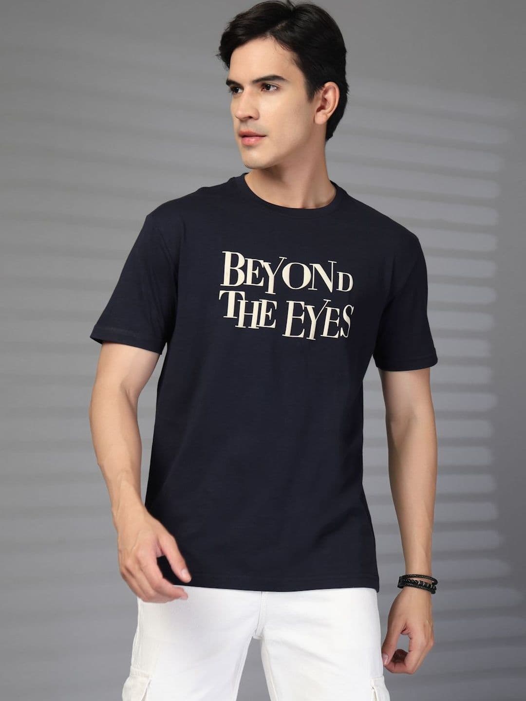 KLOUE Men Typography Printed T-shirt - view 1