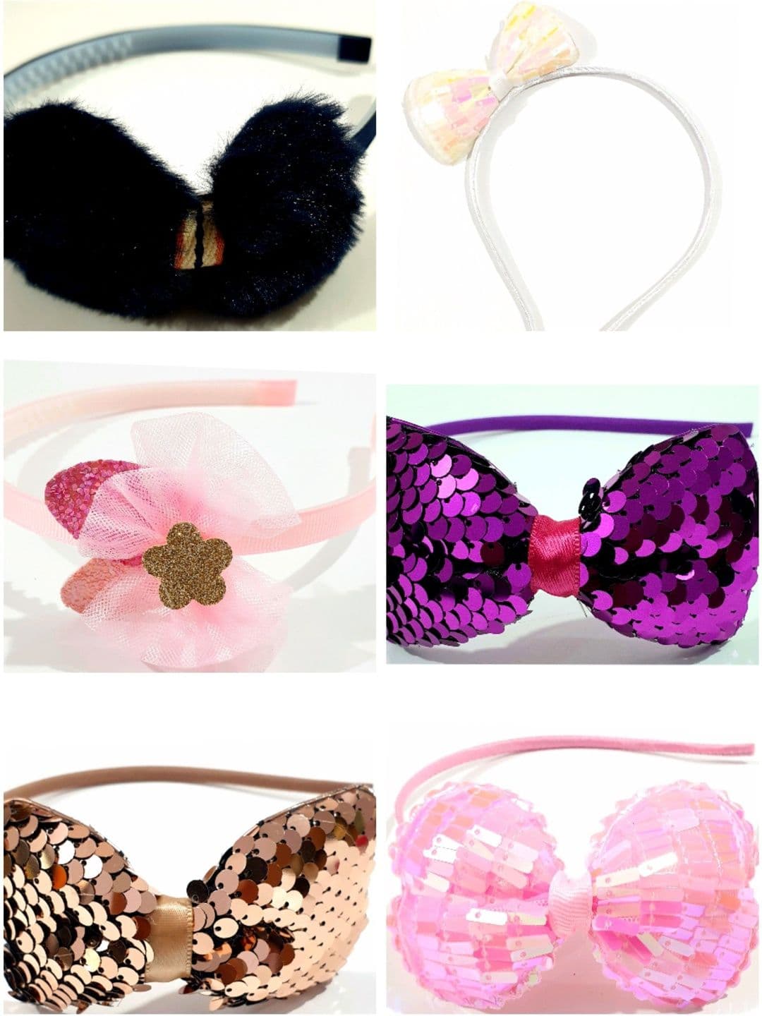 Myra Collection Girls Set of 6 Hairband - view 1