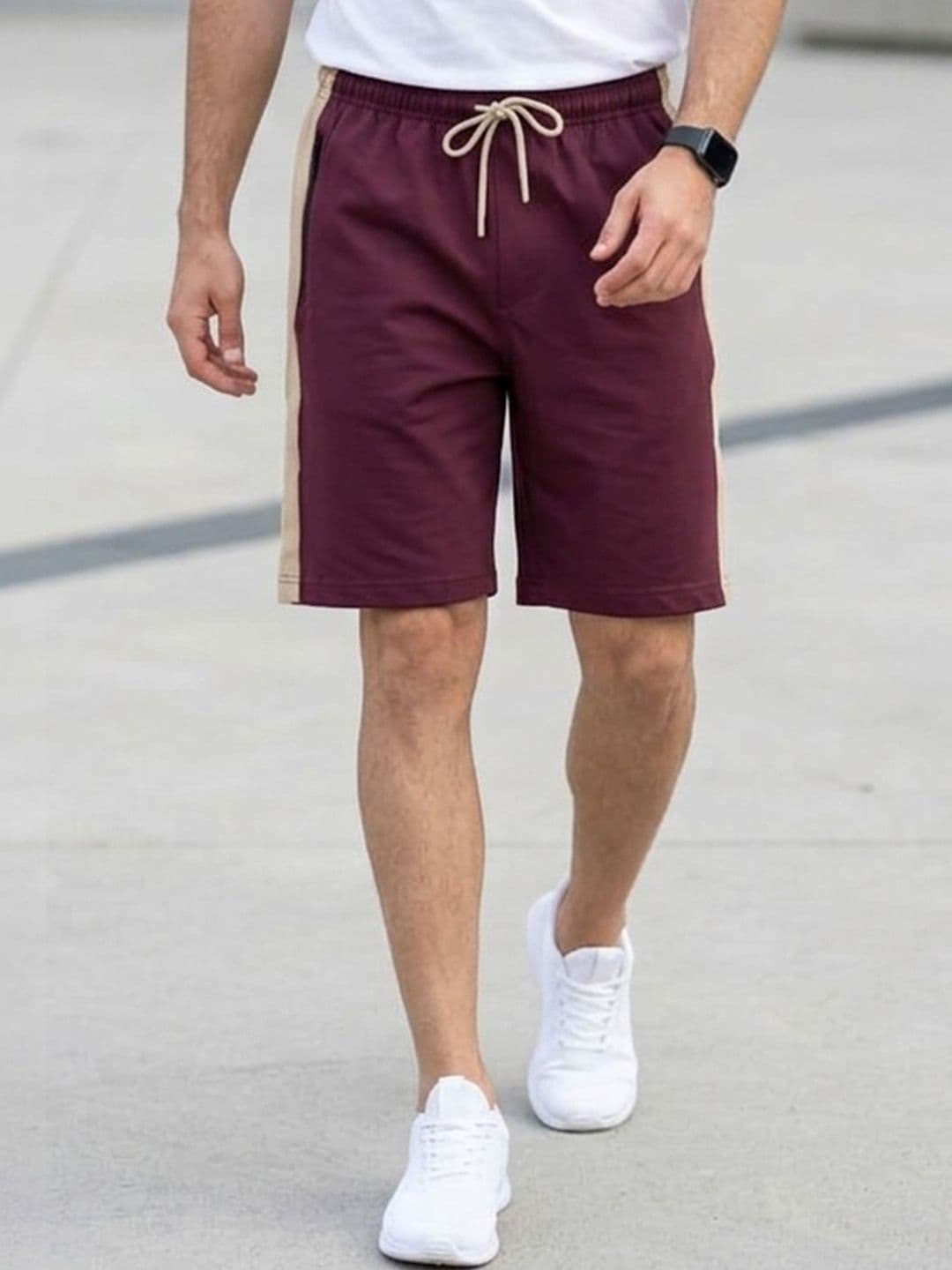 RETWE Men Colourblocked Technology Shorts - view 1