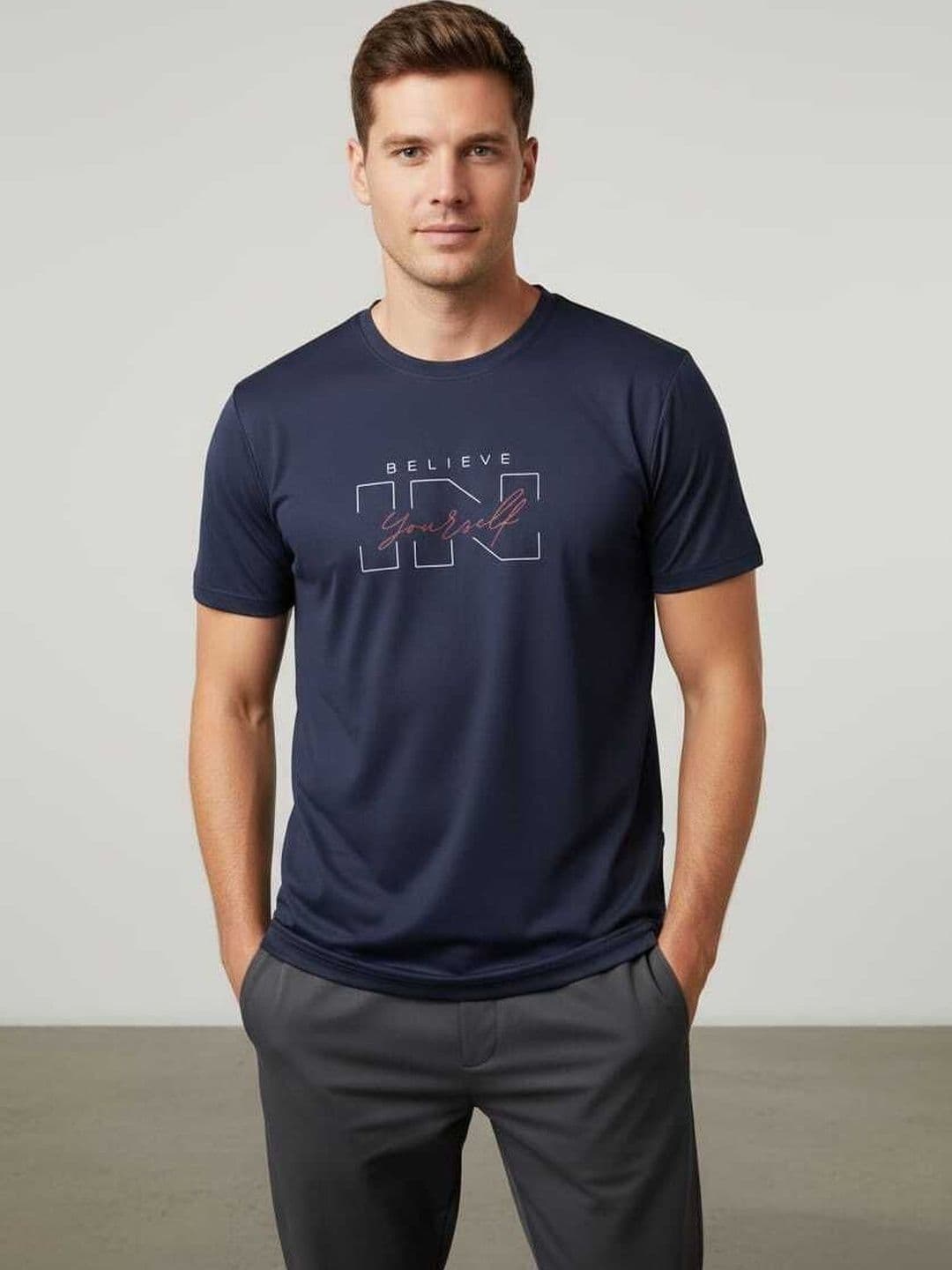 Dezin Men Typography Printed T-shirt - view 1