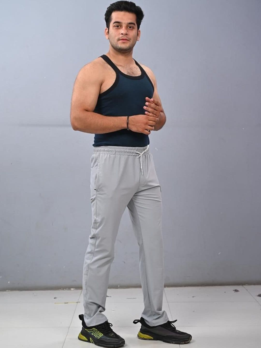 Global Jeans Mid-Rise Straight Lounge Pants - view 1