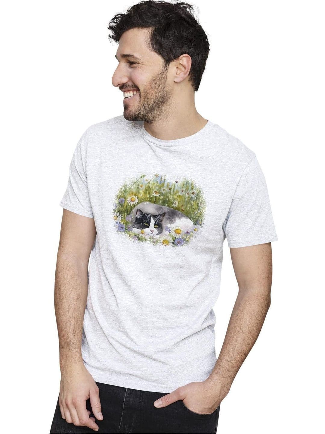 Dezin Men Printed Pure Cotton T-shirt - view 1