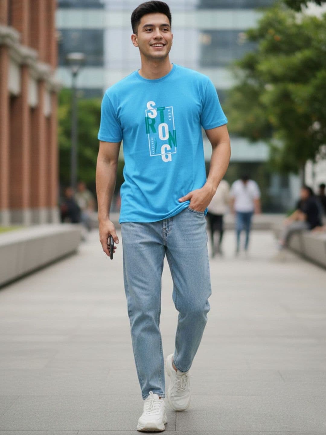 GENSTAR TRENDS Men Typography Printed T-shirt - view 1